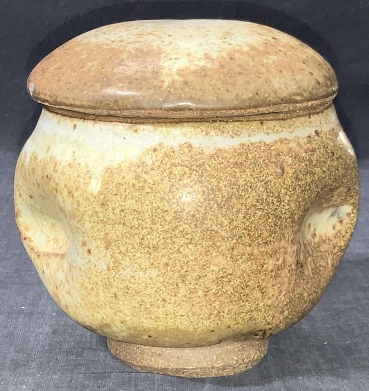 Hand Crafted Ceramic Lidded Vessel (1 of 7)