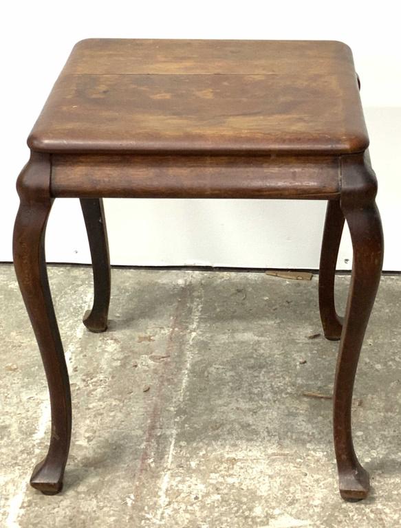 B.J. CO. Vintage Wooden Low Side Table (1 of 8)