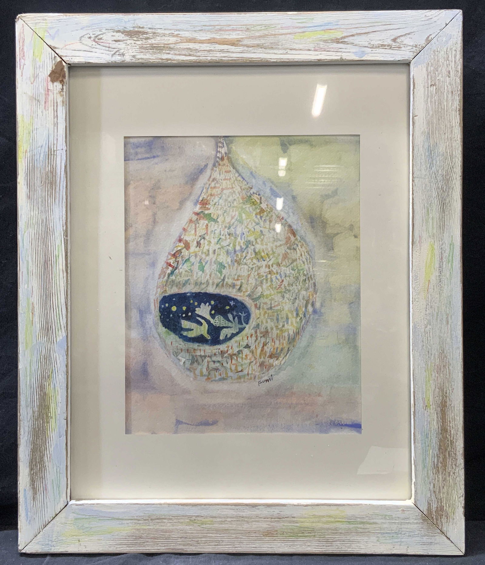 Abstract Surreal Watercolor Painting (1 of 4)