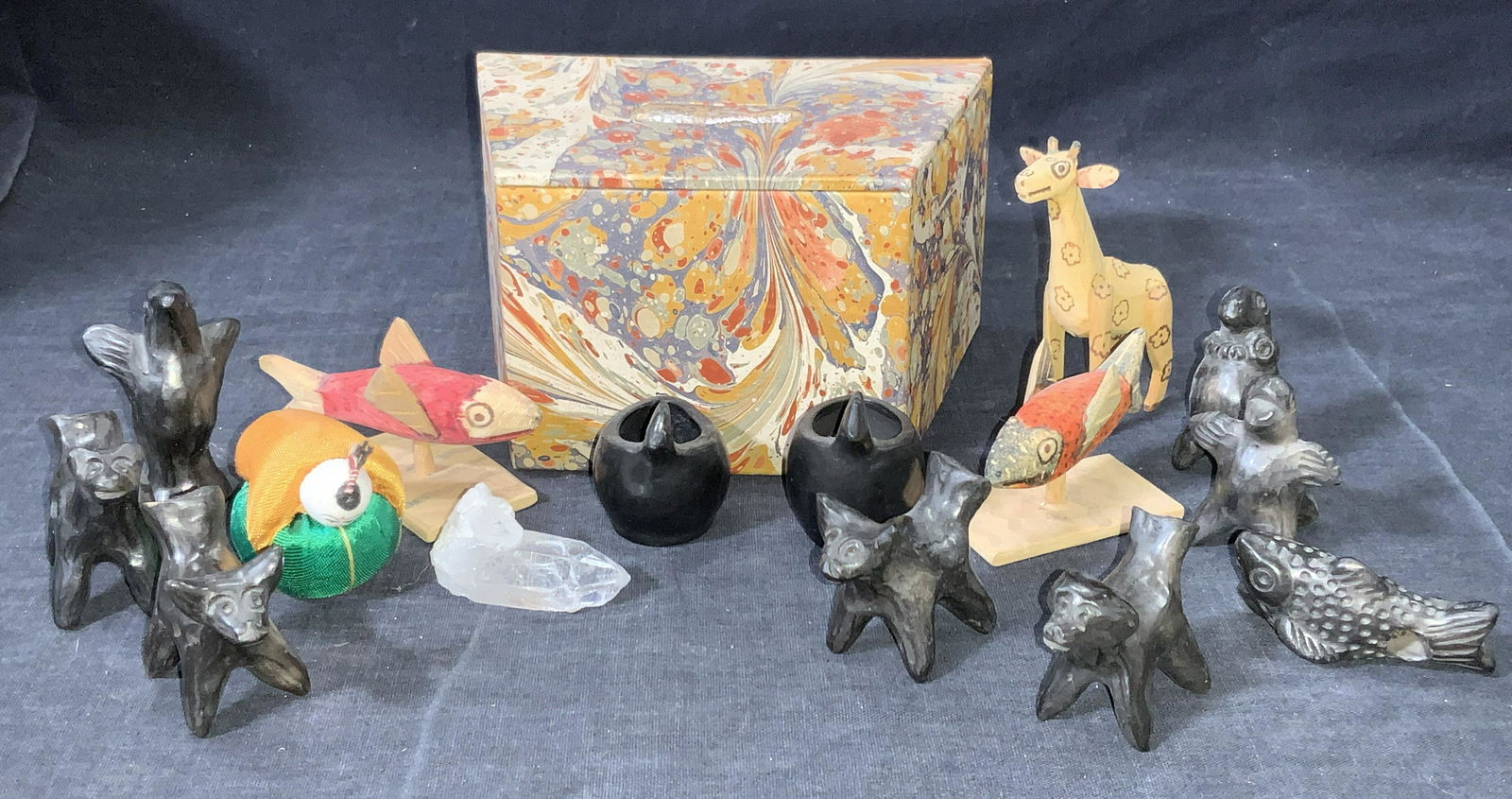 Hand Crafted Box W 15 Tabletop Accessories (1 of 10)