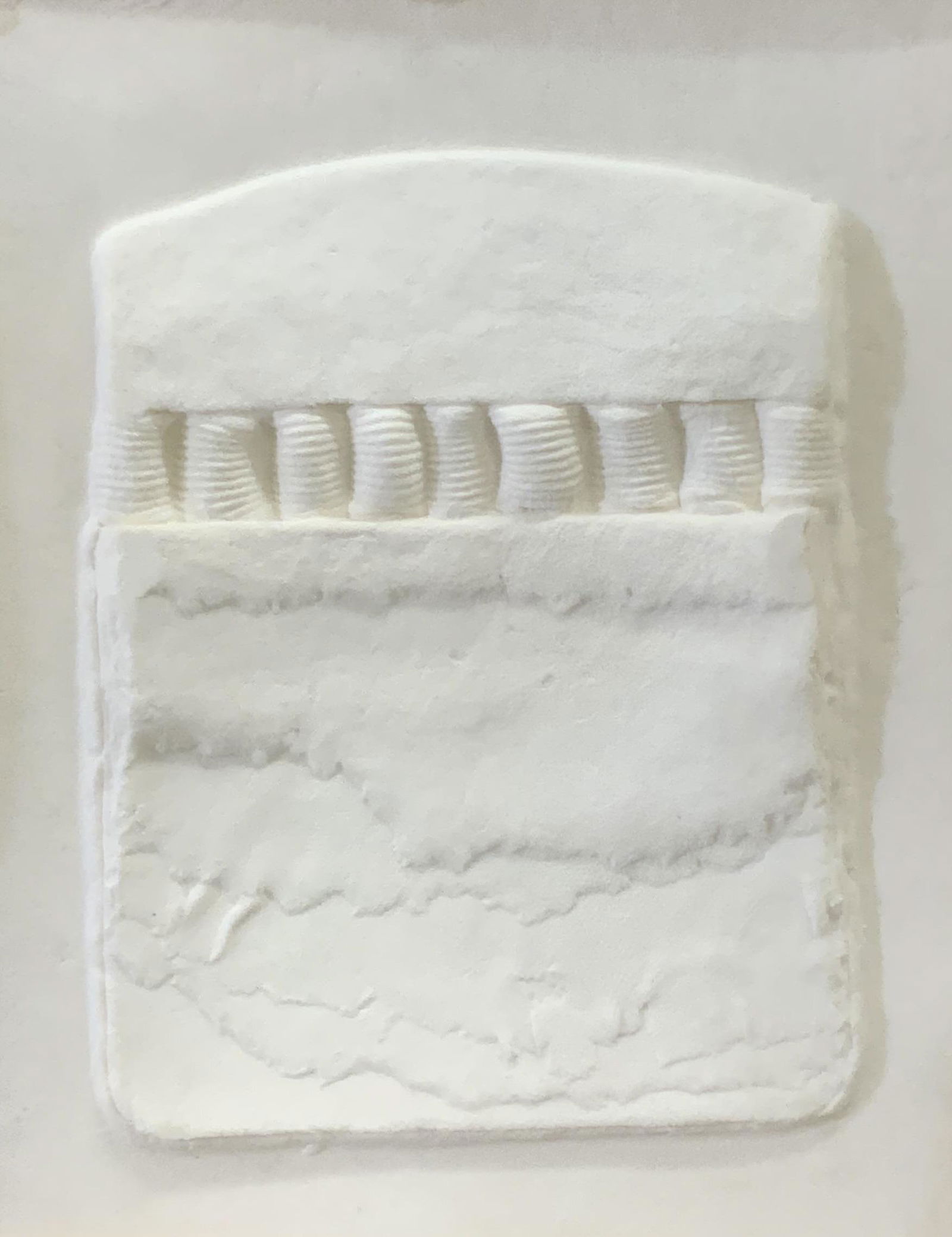 Framed Abstract Composition Paper Relief Artwork (1 of 7)