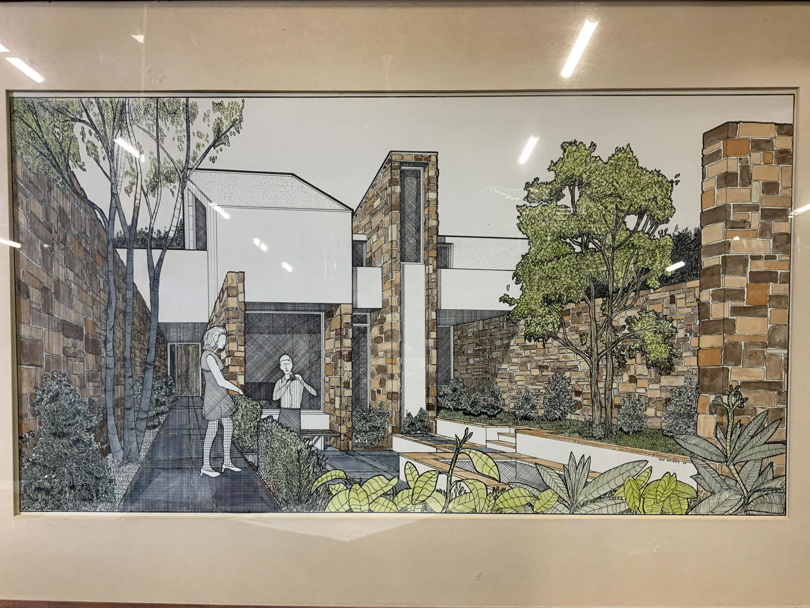 DAN SEIDER Signed Watercolor & Ink illustration 69 (1 of 9)