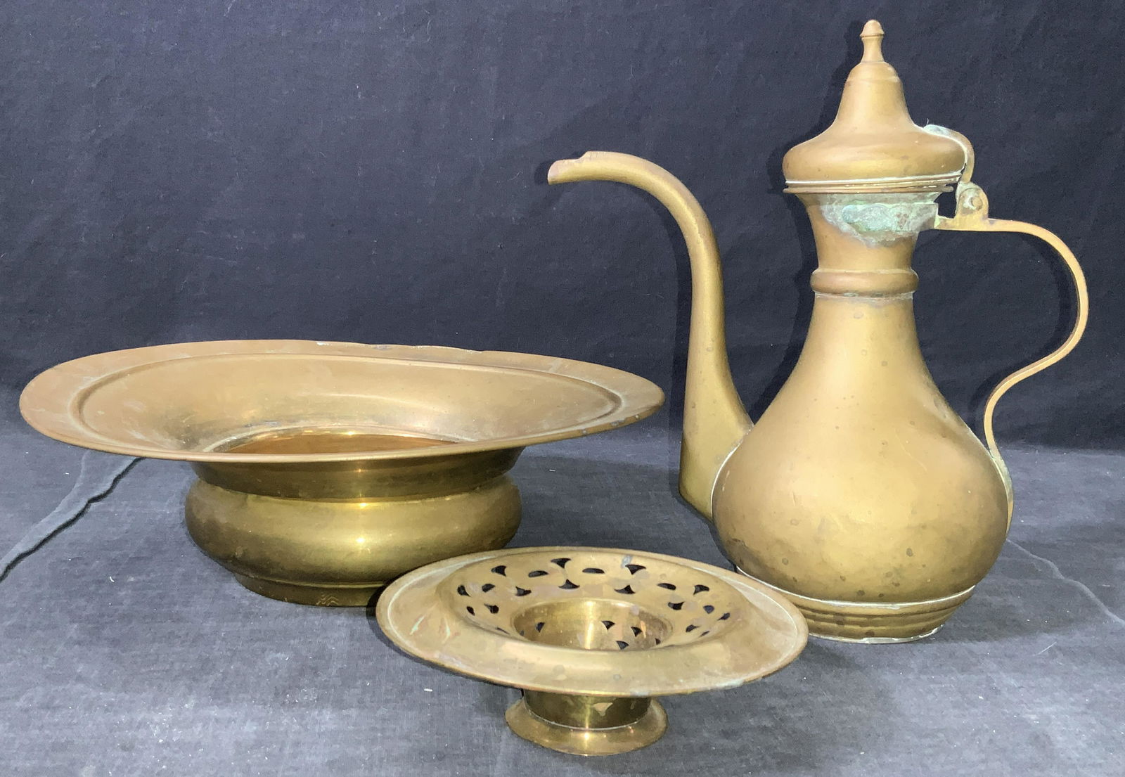 Group Lot Vintage Copper Tabletop Accessories (1 of 10)