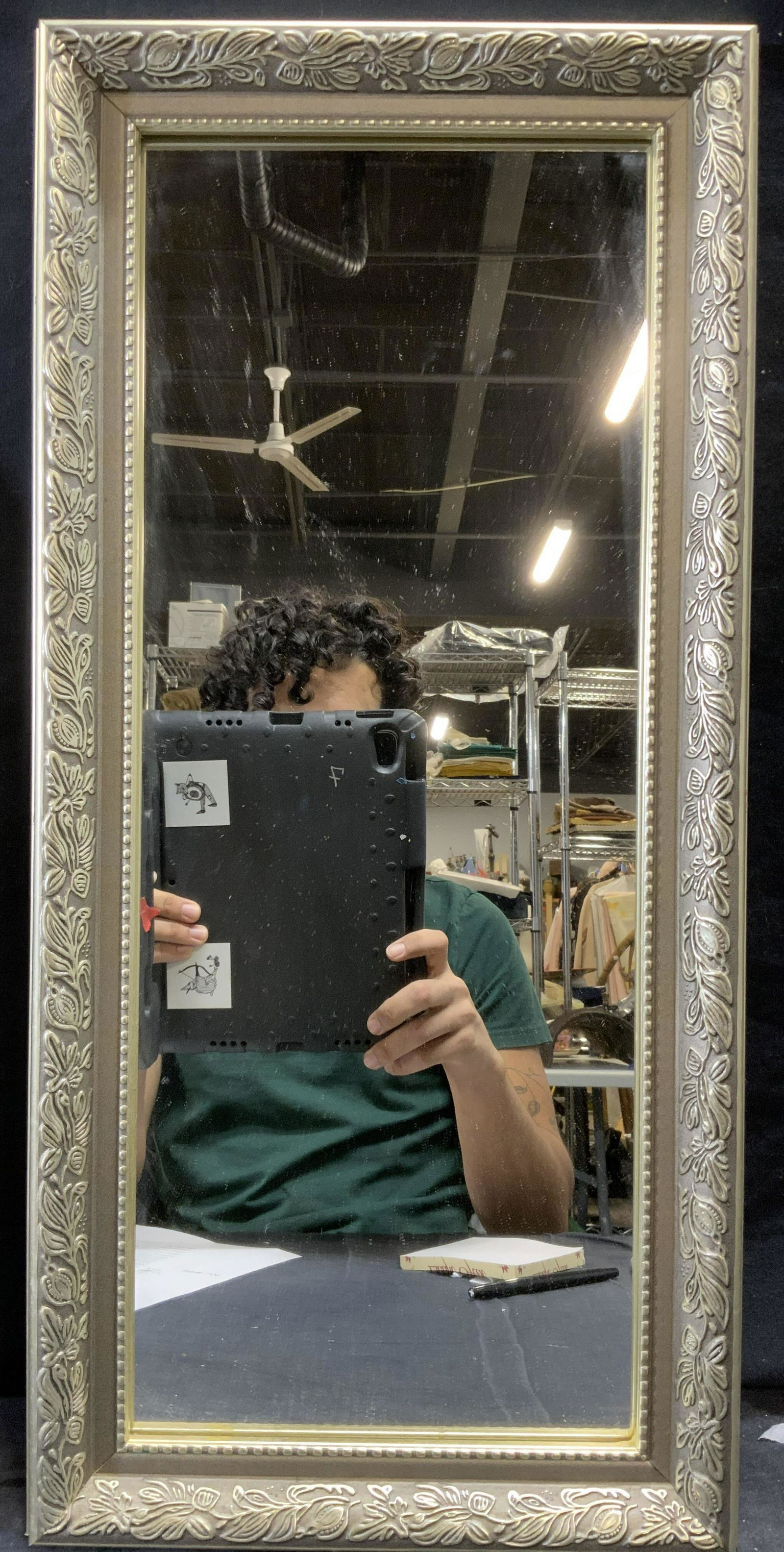 Art Nouveau Style Wall Mirror (1 of 6)