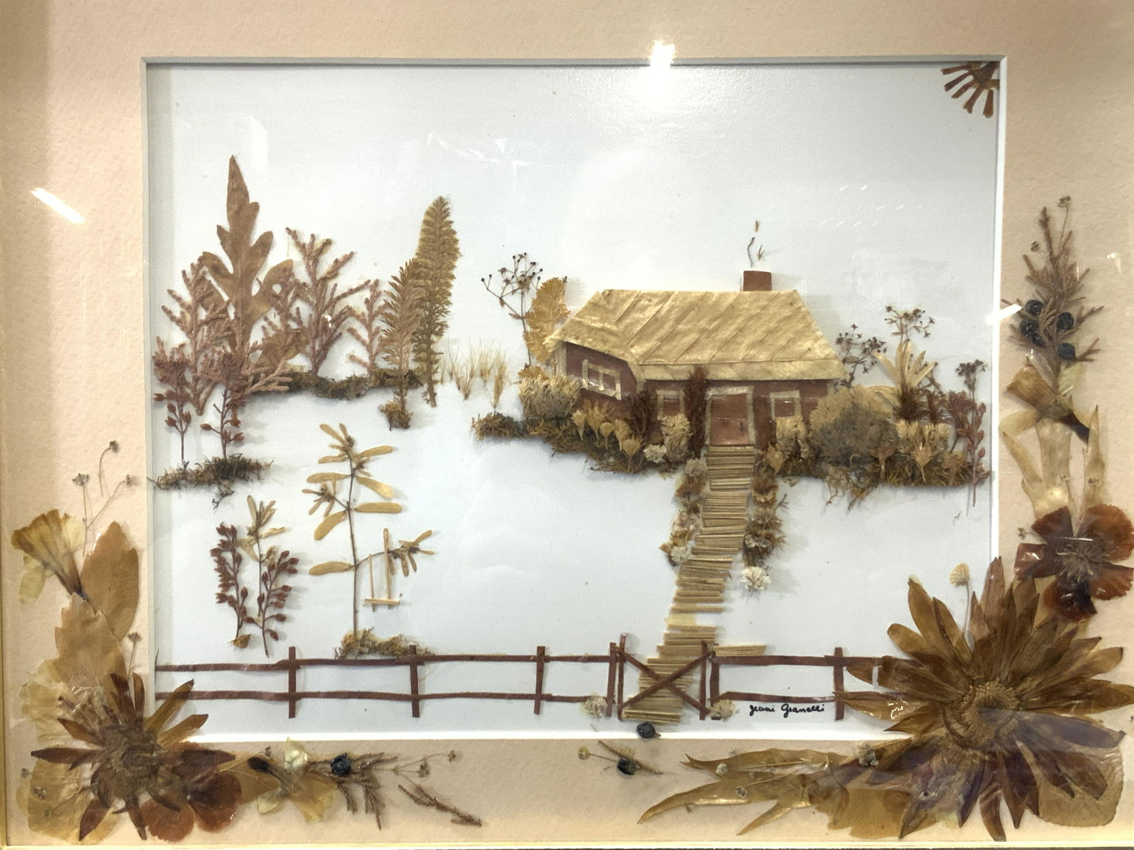 Vintage Handmade Natures Art Collage (1 of 6)