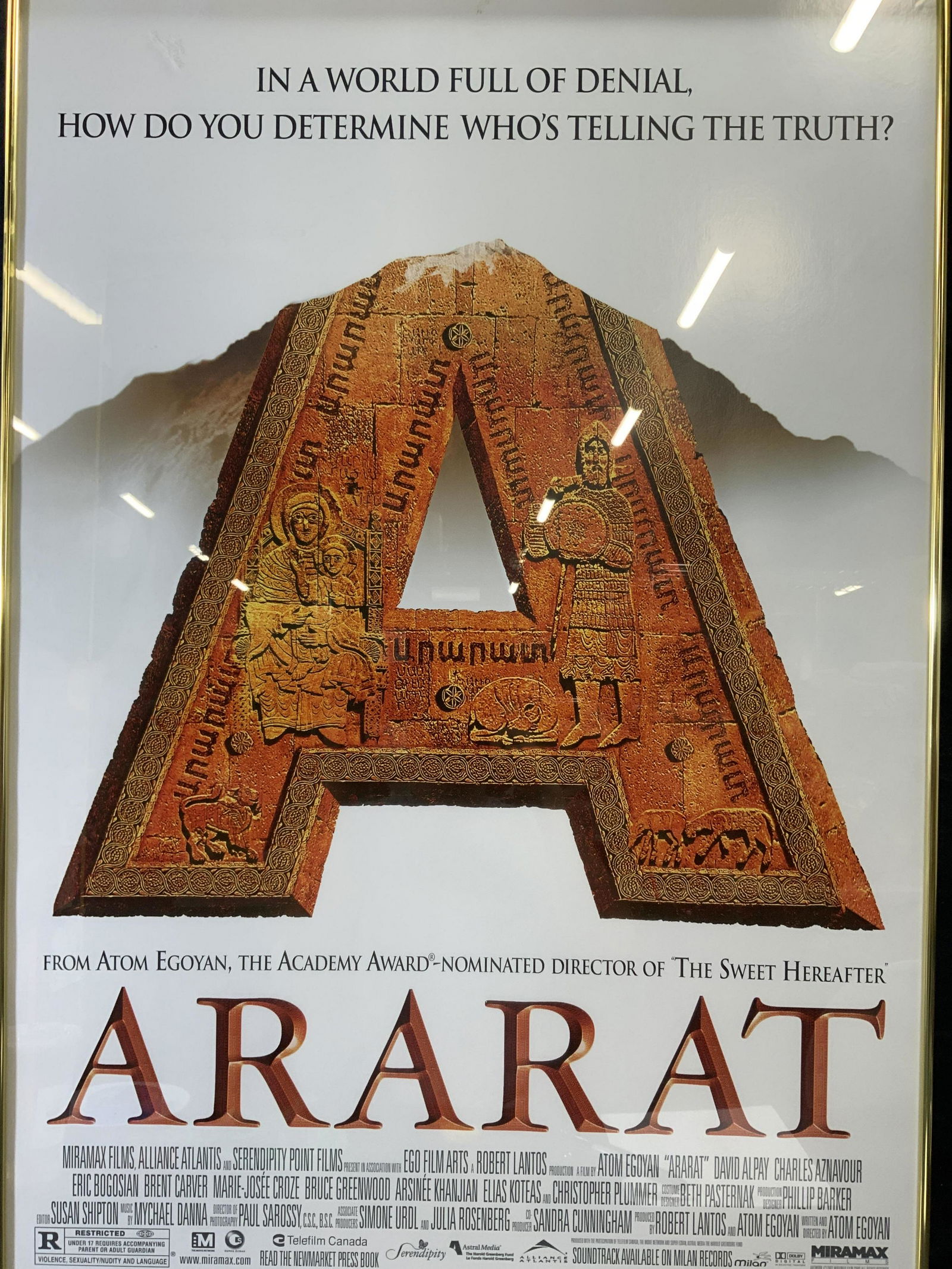 Framed Large Ararat Film poster (2002) (1 of 6)