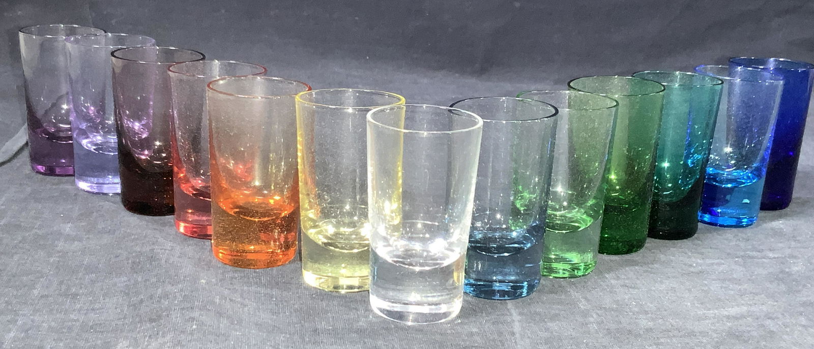 13 Rainbow Shot Glasses (1 of 6)