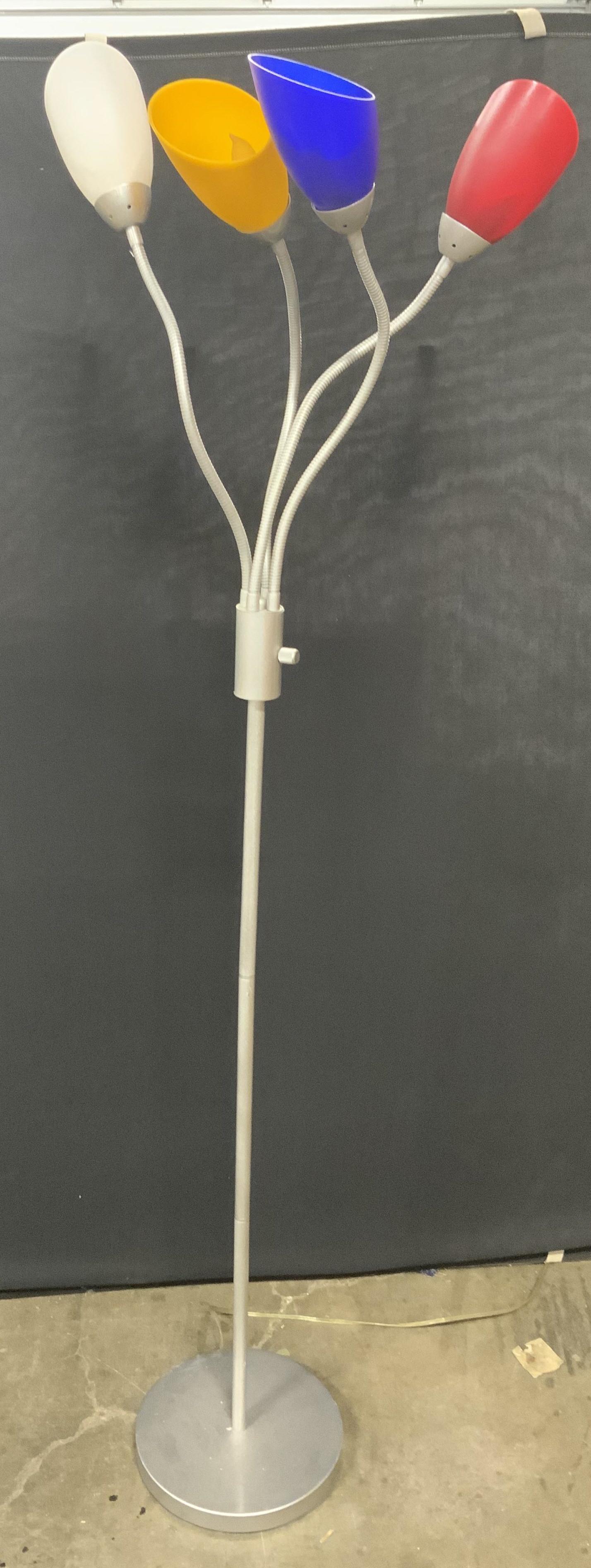 Floor Lamp w Multi Toned Shades (1 of 5)