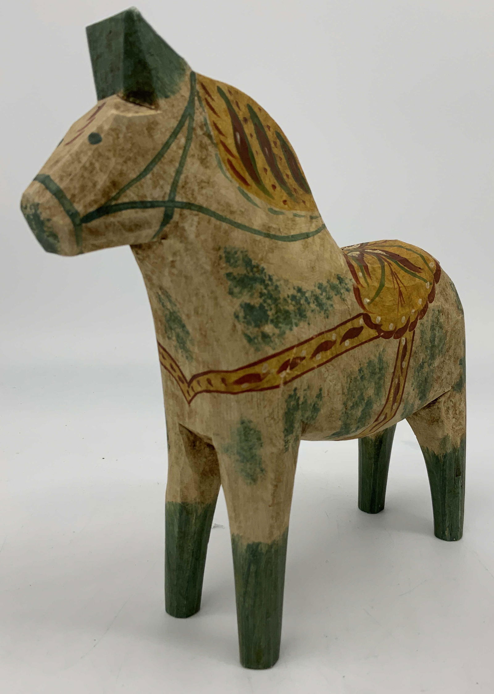 Swedish Folk Wooden Horse Toy, circa 1920 (1 of 7)