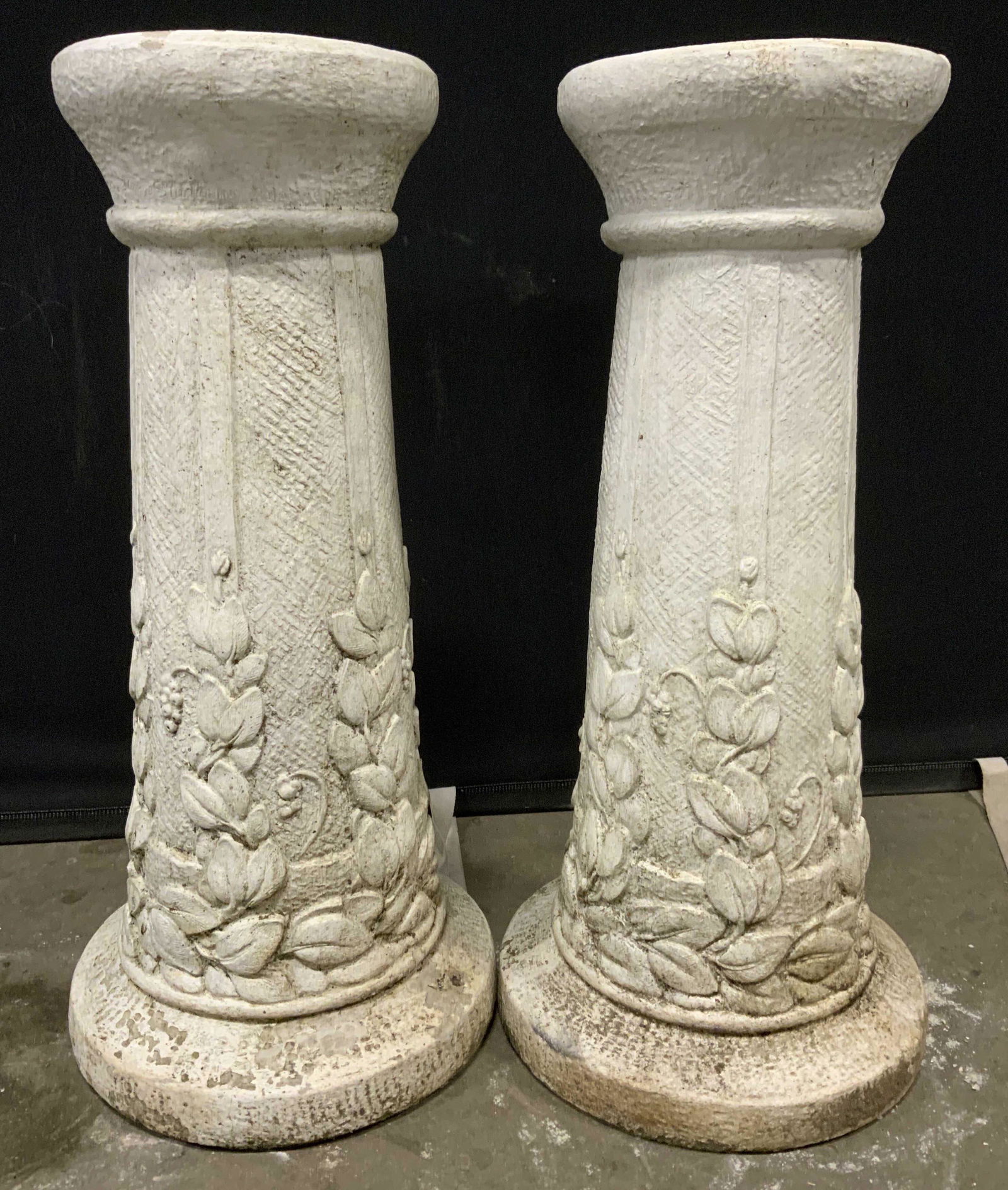 Pair Cast Cement Columns (1 of 8)