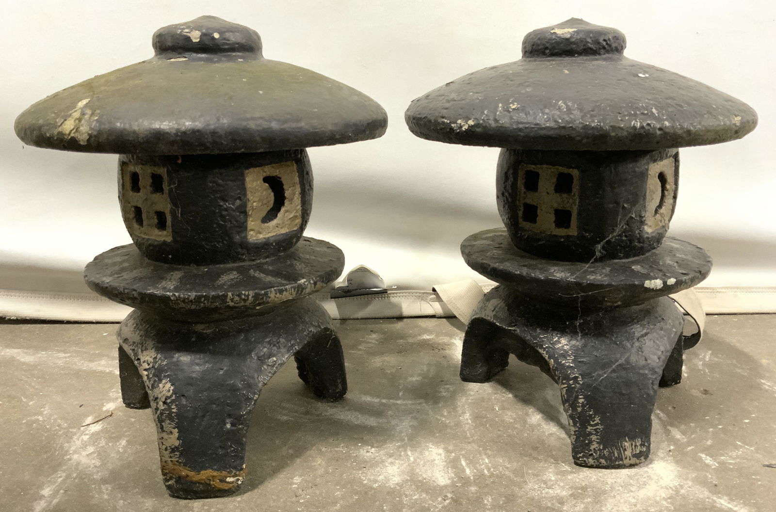 Pair Asian Style Garden Statuaries (1 of 10)