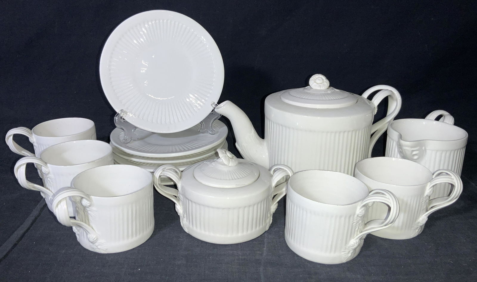 BOMWIT TELLER 14 Cream Toned Porcelain Set, Italy (1 of 11)