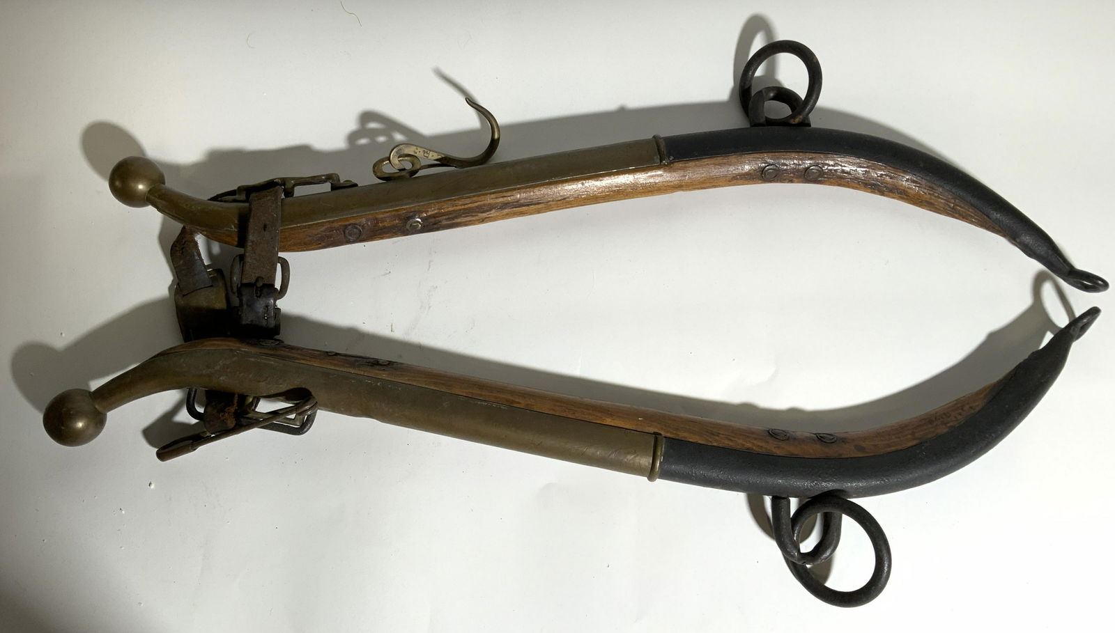 Antique Wood & Metal Horse Yoke Horse Hitch (1 of 7)