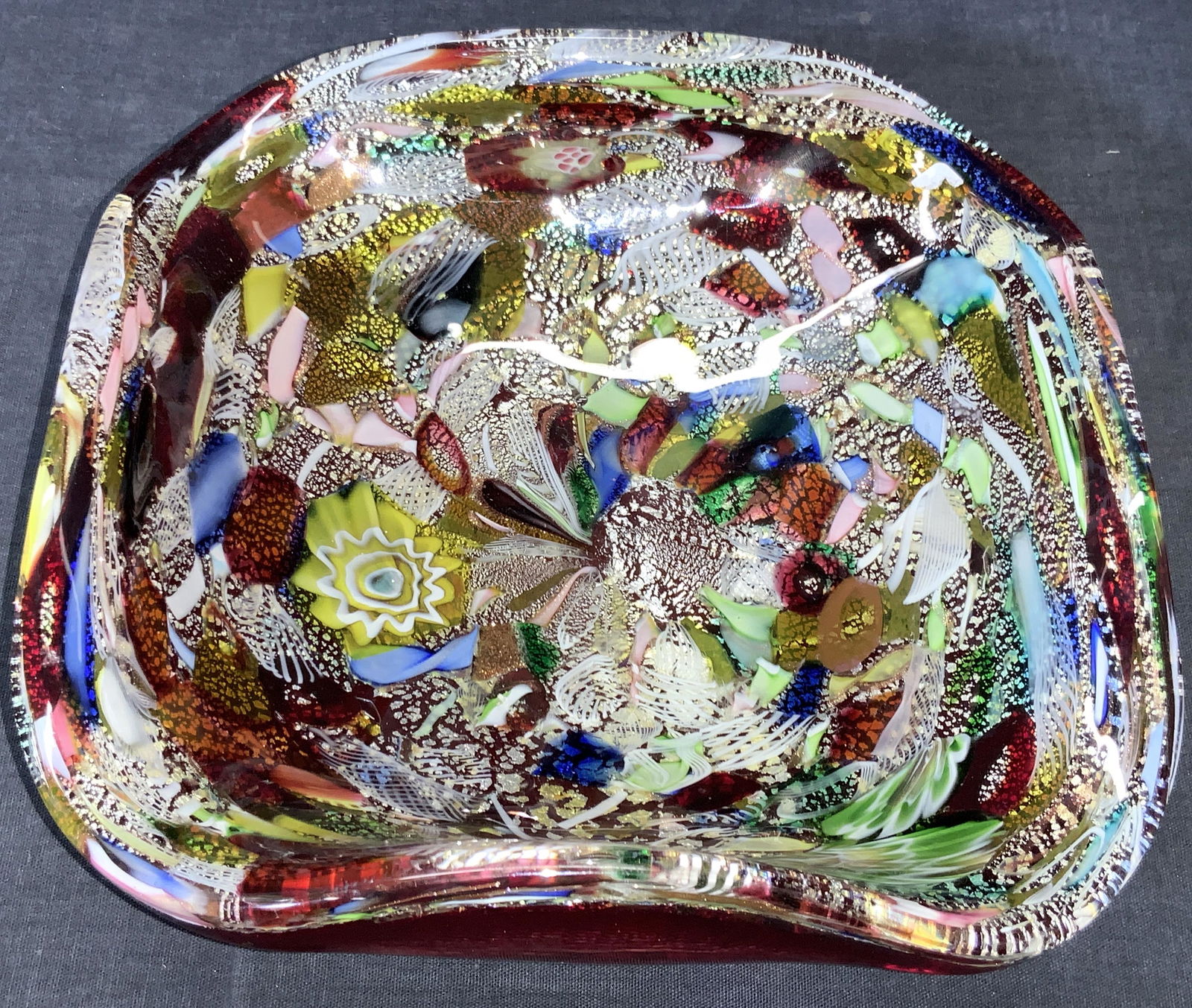 MURANO Dino Martens Art Glass Bowl (1 of 9)