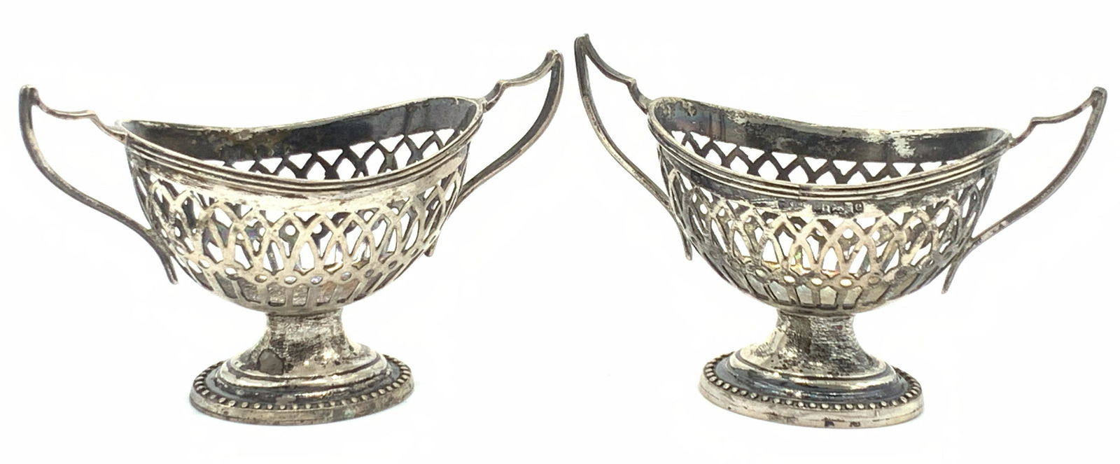 Vintage English Sterling Silver Salt Cellars (1 of 9)