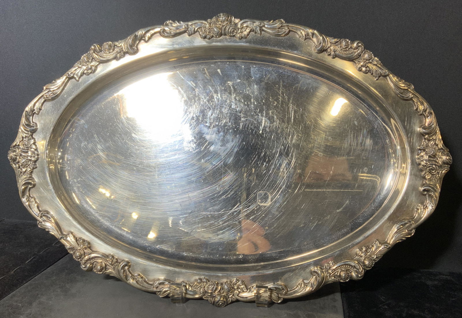 Silver Toned LUNT Platter (1 of 8)