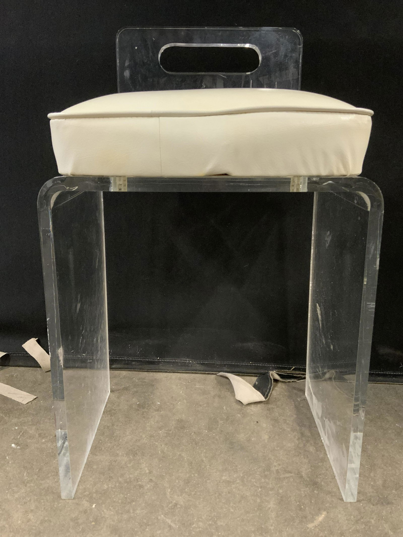 PRINCE SEATING CORP Lucite Acrylic Stool (1 of 10)