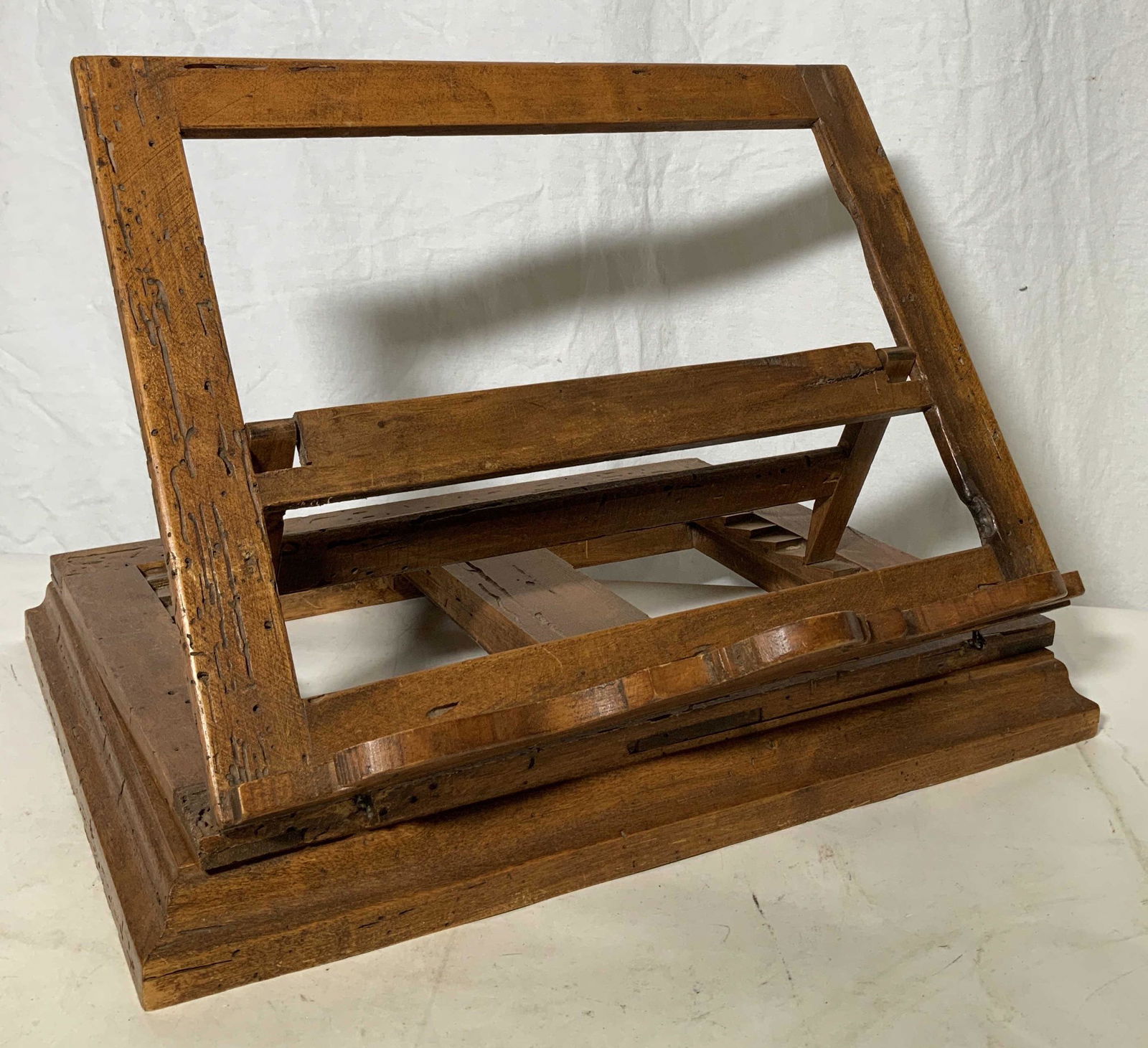 Vintage Revolving Wood Book Art Stand, Italy (1 of 11)