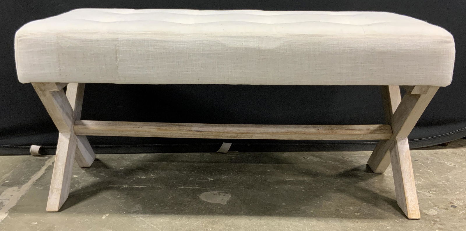 Button Tufted Upholstered Bench (1 of 10)