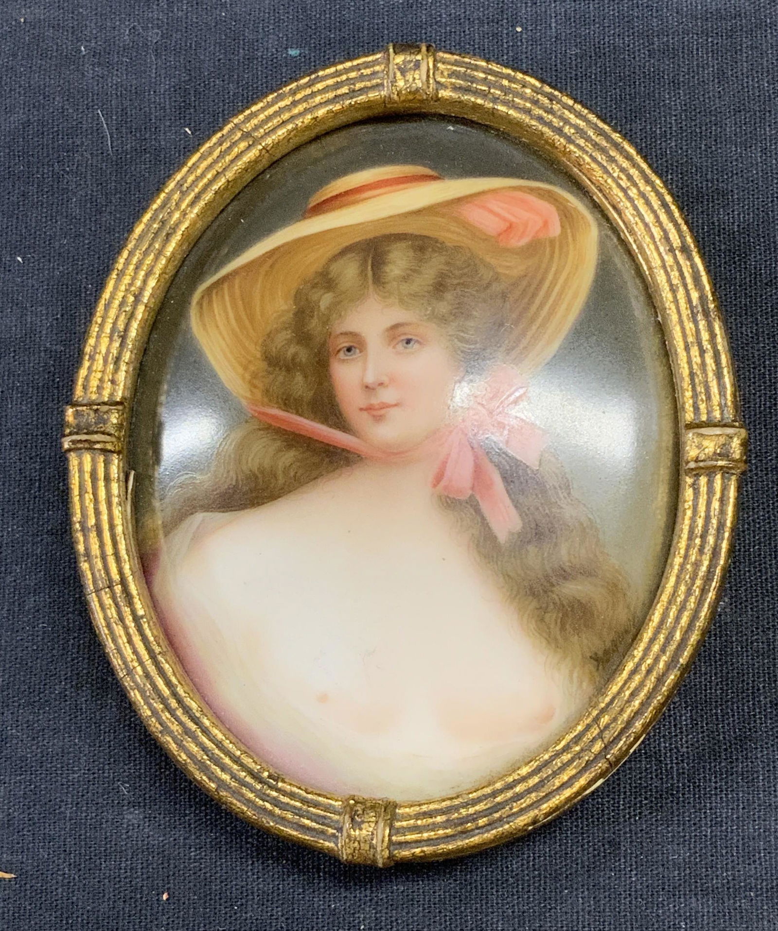 Miniature Hand Painted Portrait on Vellum (1 of 4)