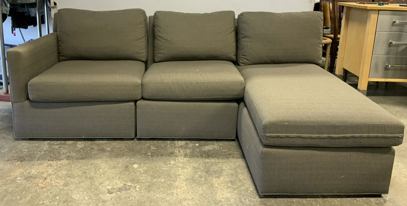 CRATE & BARREL 3 Piece Sectional Sofa (1 of 12)