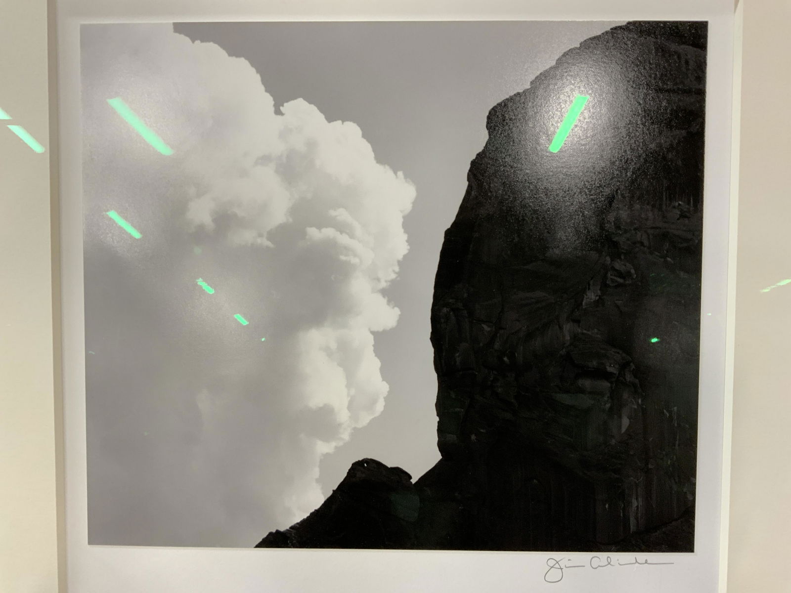 JIM ALINDER Signed Silver Gelatin Print Sky & Rock (1 of 8)