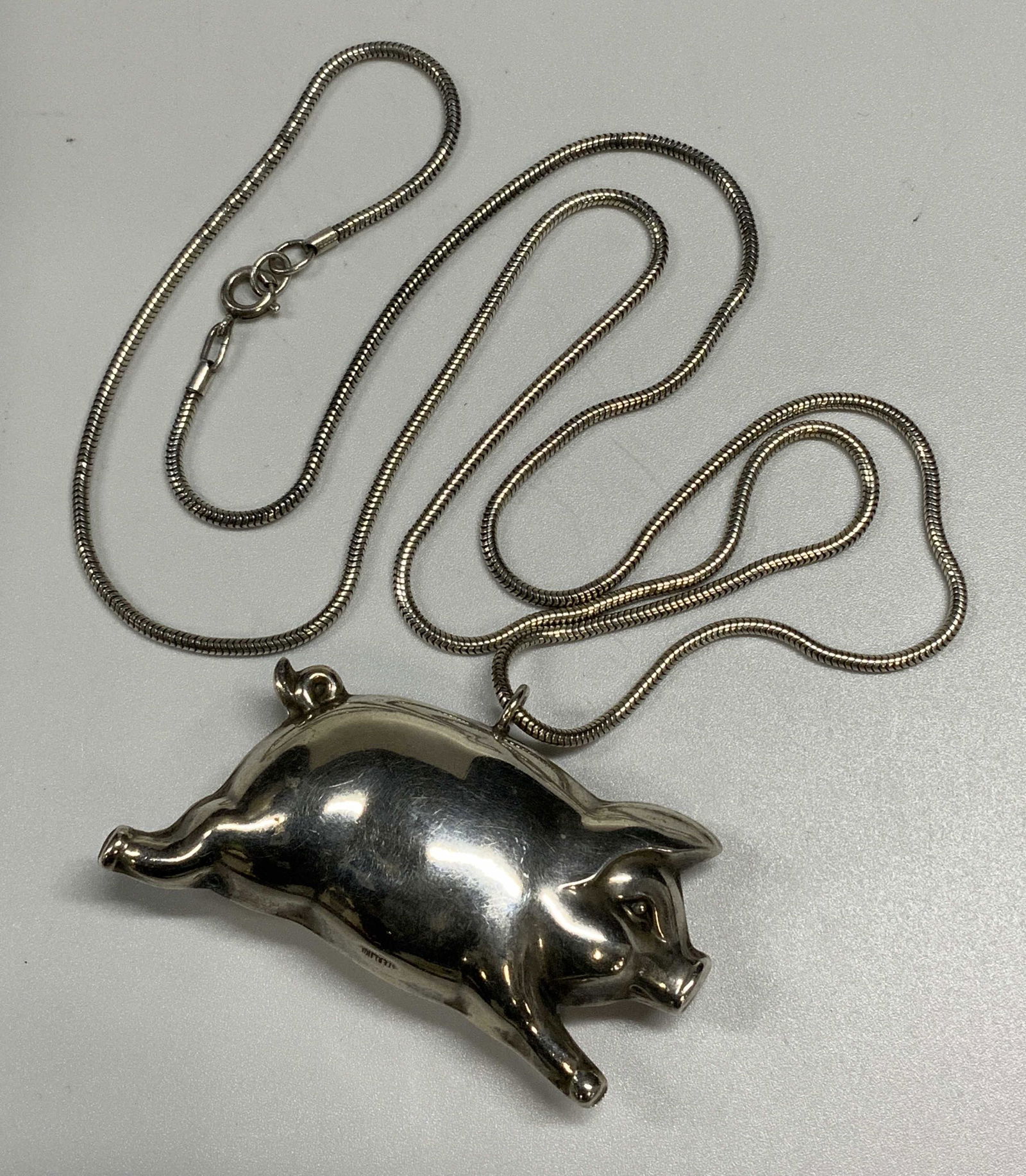 PAGE SARGISSON Sterling Pig Necklace (1 of 7)