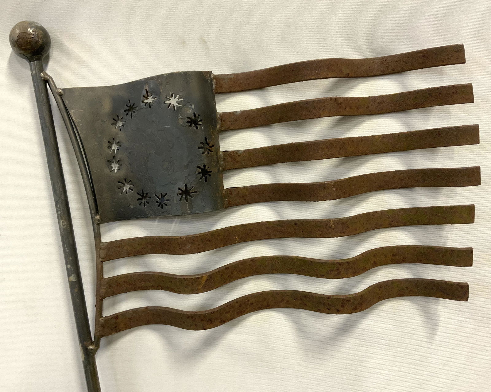 Cast Iron Betsy Ross American Flag (1 of 8)