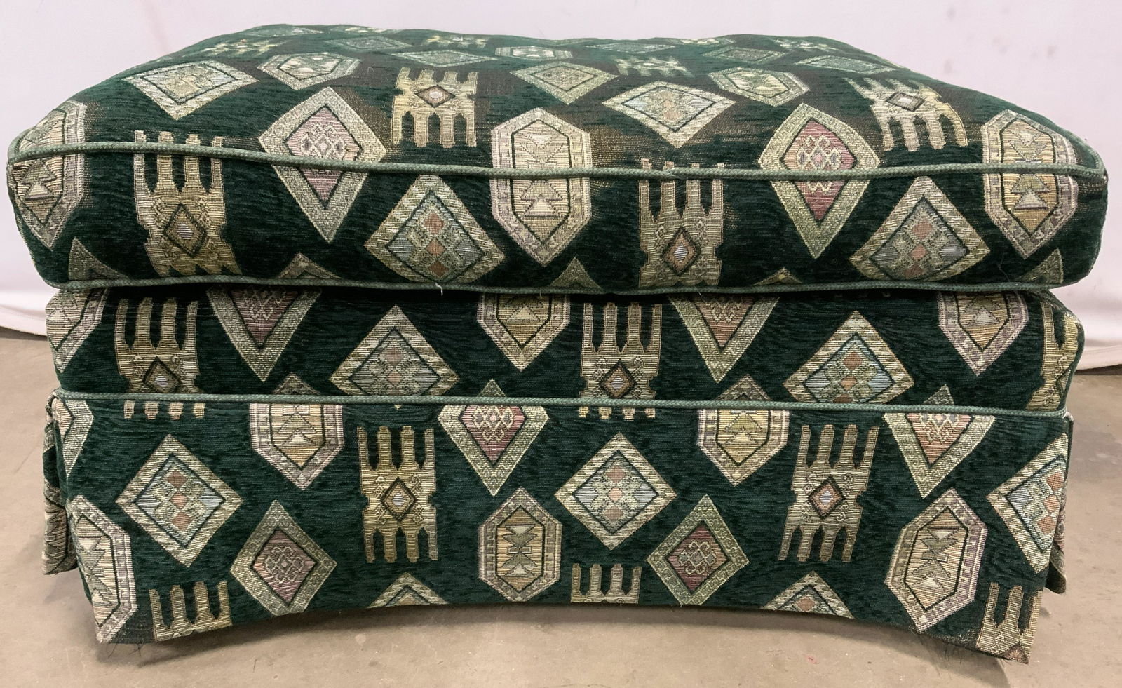 Custom Upholstered Ottoman (1 of 10)