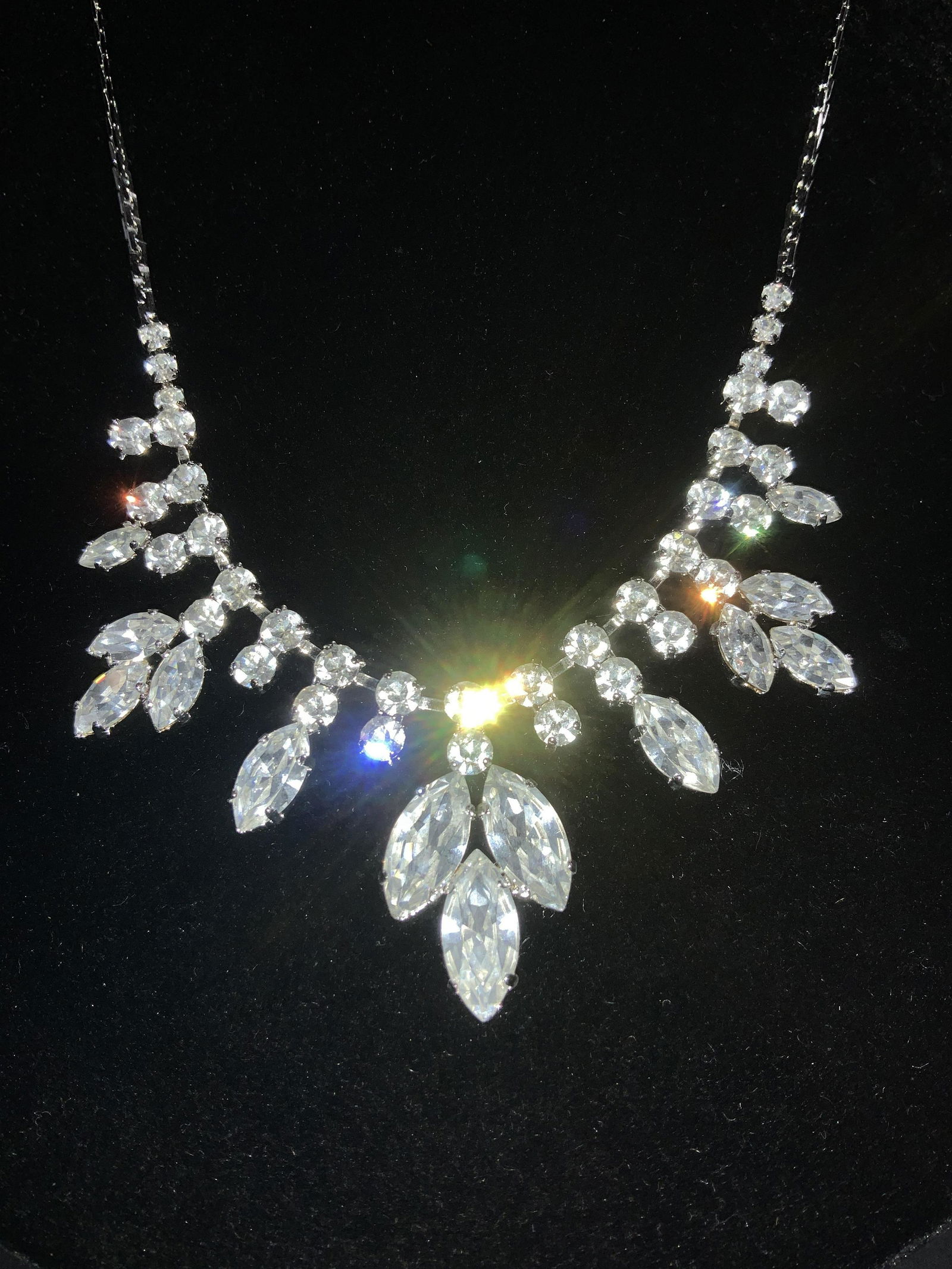 Crystal Arts & Crafts Era Cocktail Necklace (1 of 5)