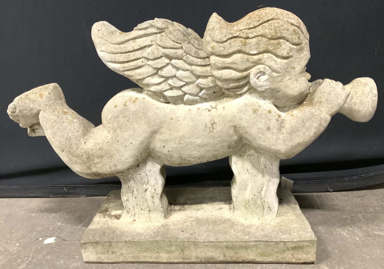 NINA STUDIO QUAKERTOWN PA Cherub Cement Statuary (1 of 10)