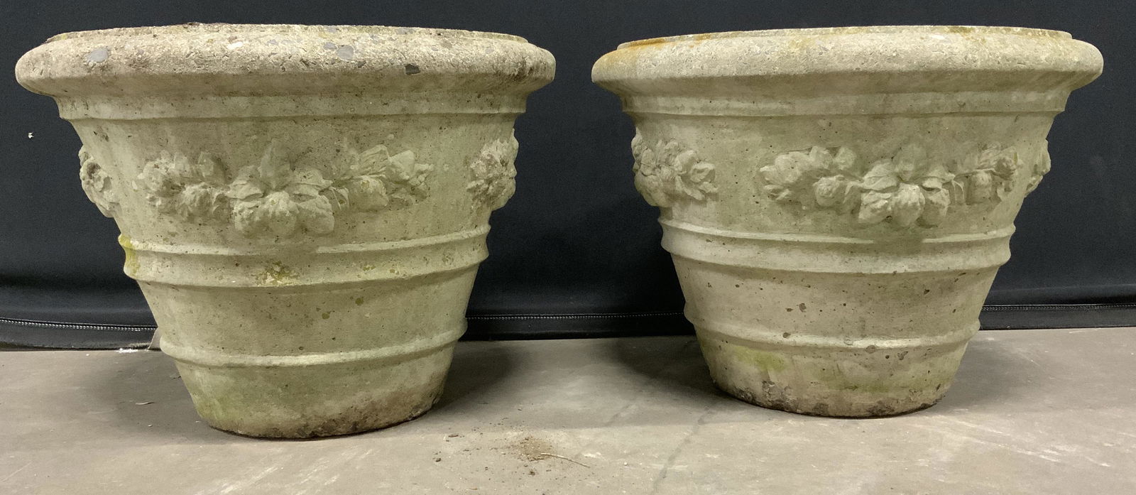 Pair NINA STUDIOS Cement Planters (1 of 10)