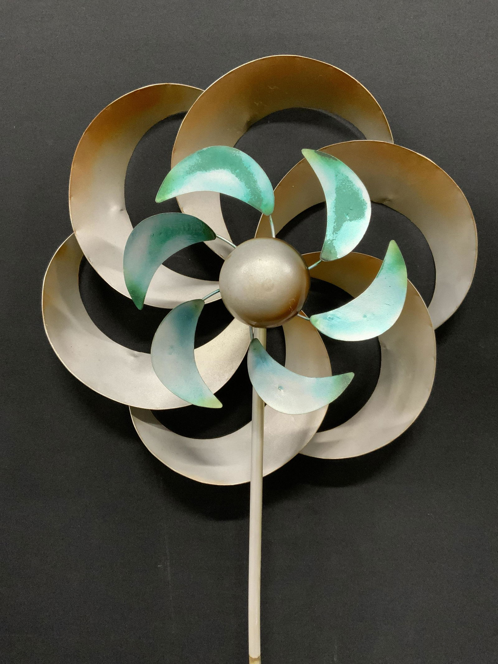 Pinwheel Garden Spinner Decor 69.5 inH (1 of 10)