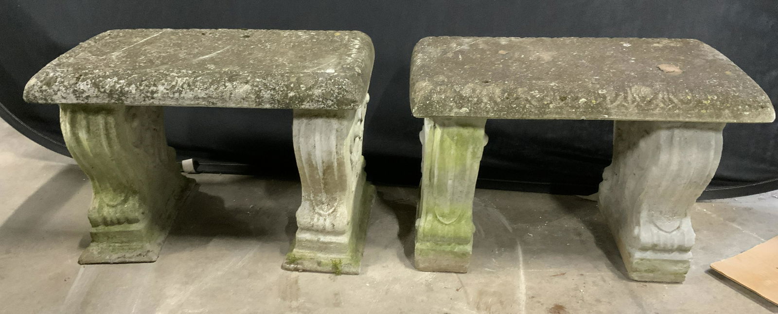 Lot 2 Cast Stone Benches (1 of 9)