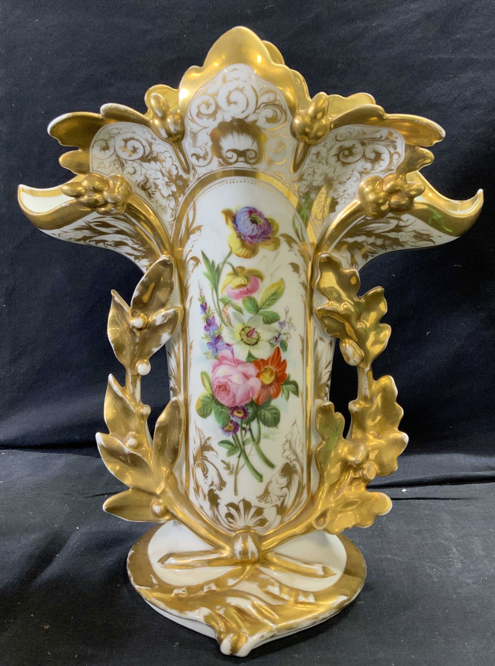 Antique Porcelain Vase with Floral Motif (1 of 7)