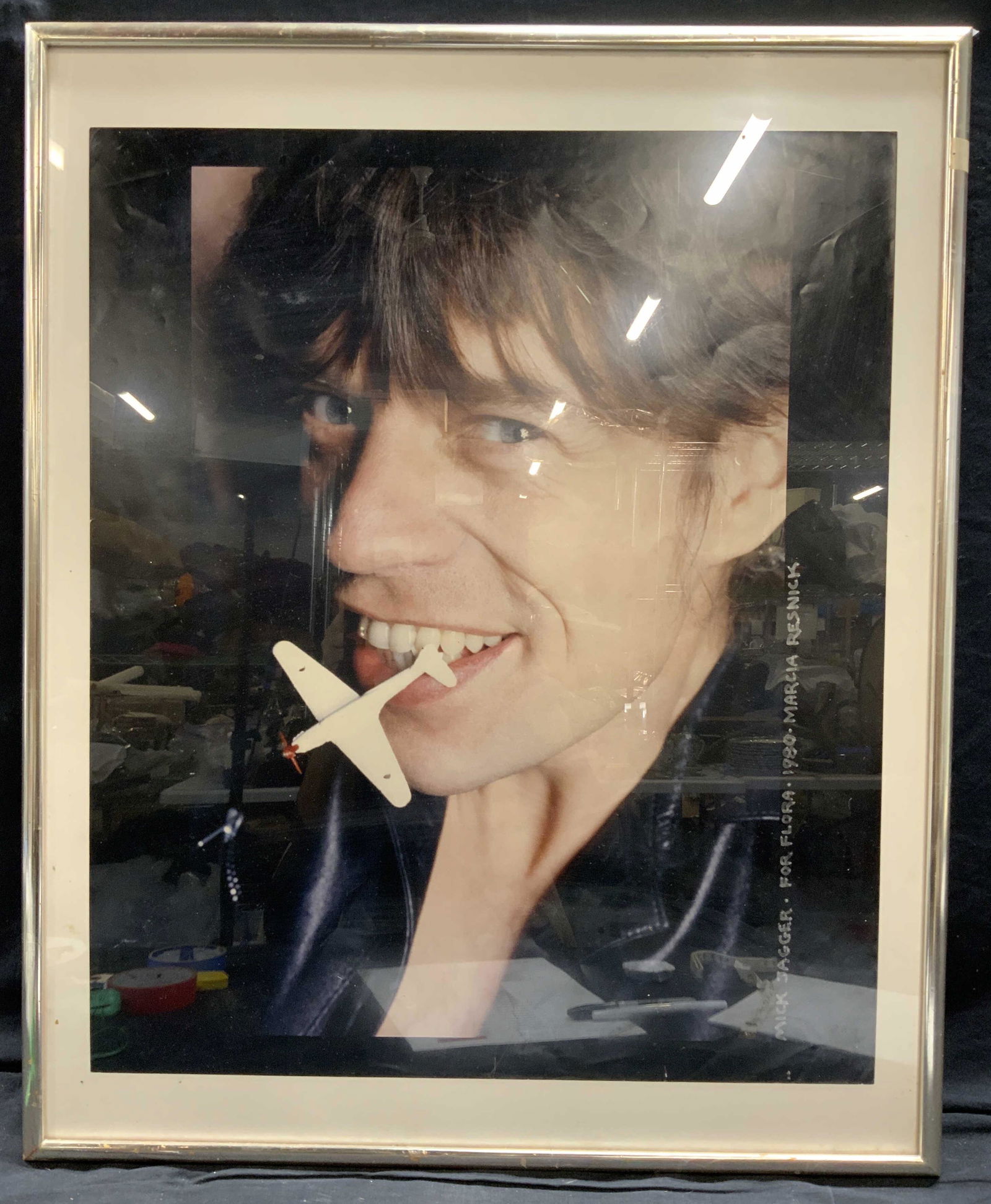 MARCIA RESNICK Signed Photograph of Mick Jagger (1 of 8)