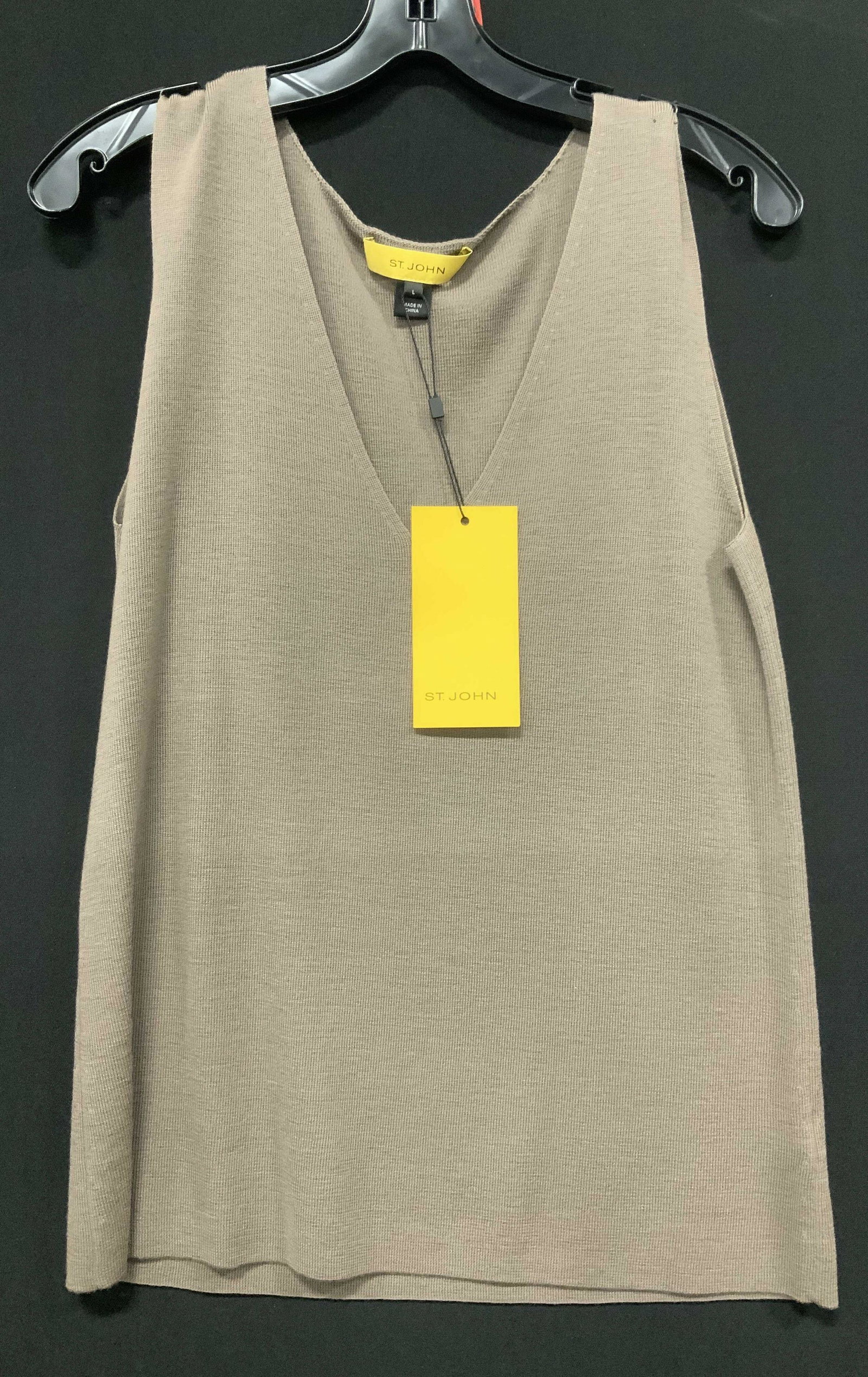 ST JOHN Knit Wool Tank Top, NWT (1 of 6)