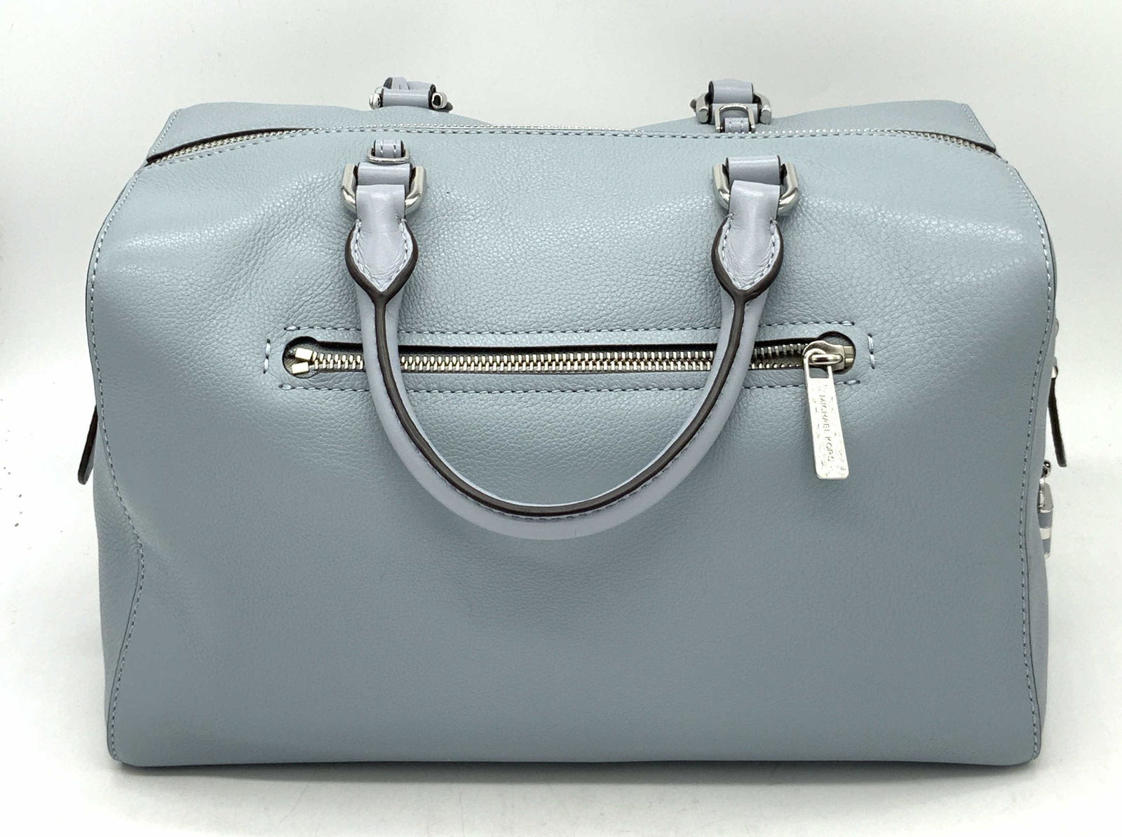 MICHAEL KORS Dusty Blue Kirby Satchel NWT (1 of 8)