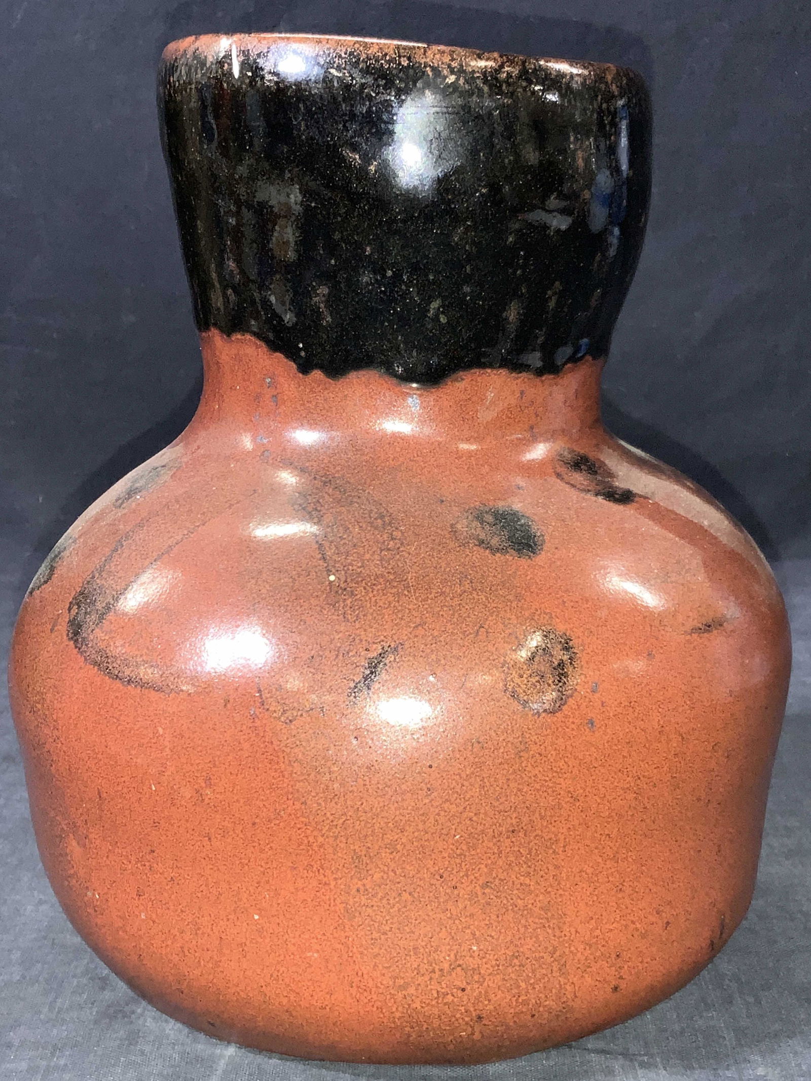 Artist Signed Ceramic Vessel (1 of 7)