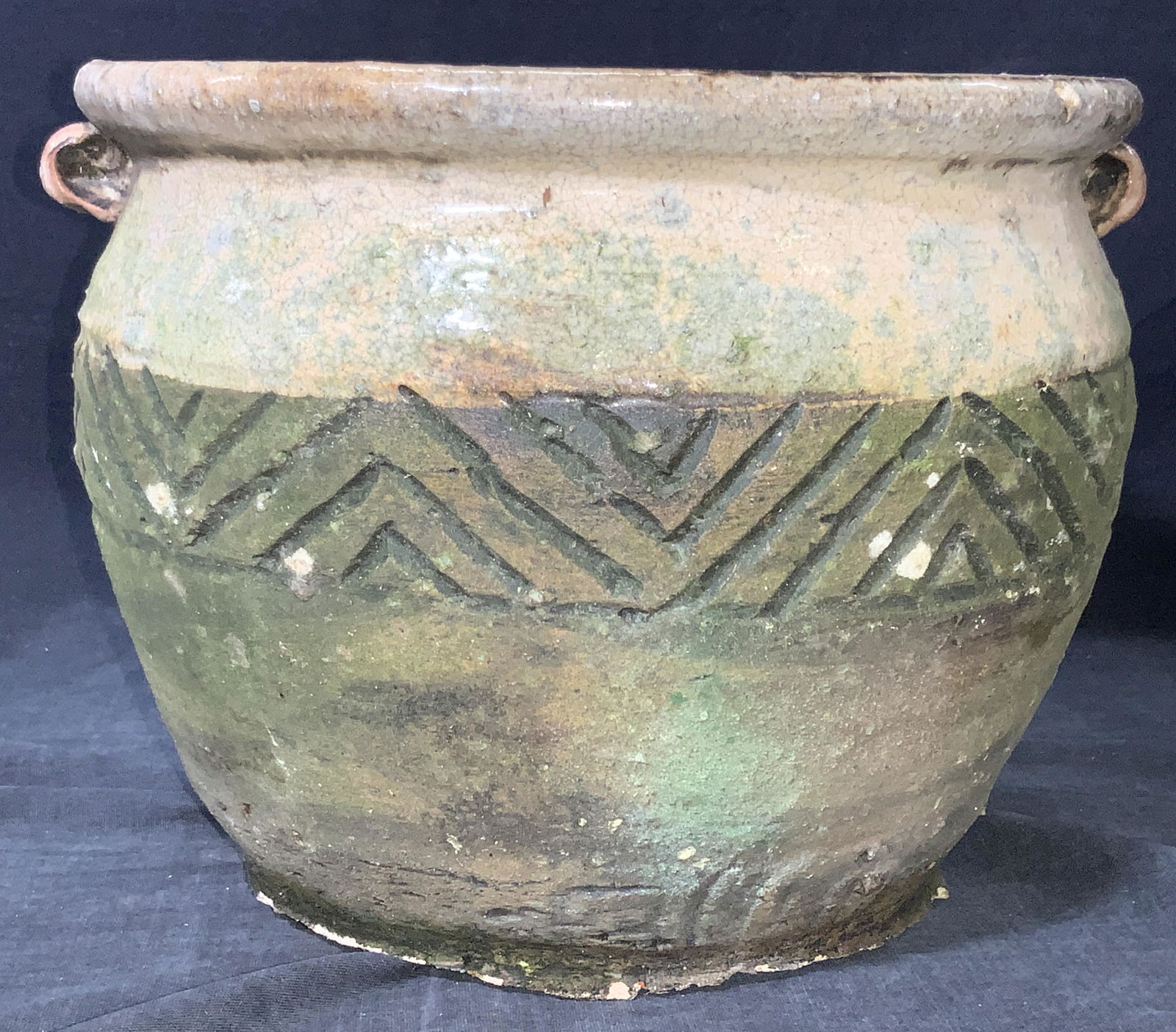 Green Ceramic Flower Planter (1 of 6)