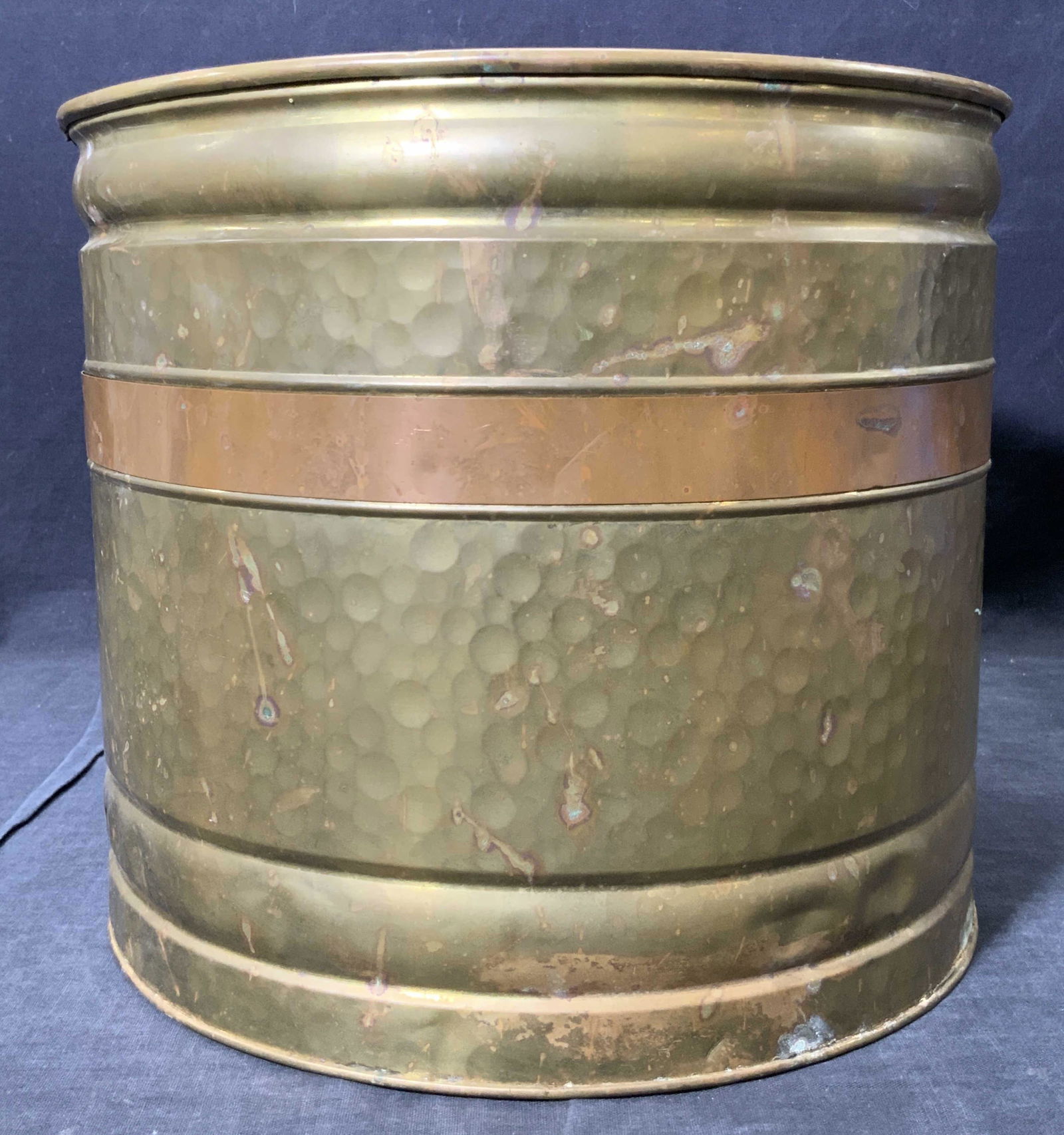 Vintage Copper Hammered Crafted Vessel, Morocco (1 of 8)