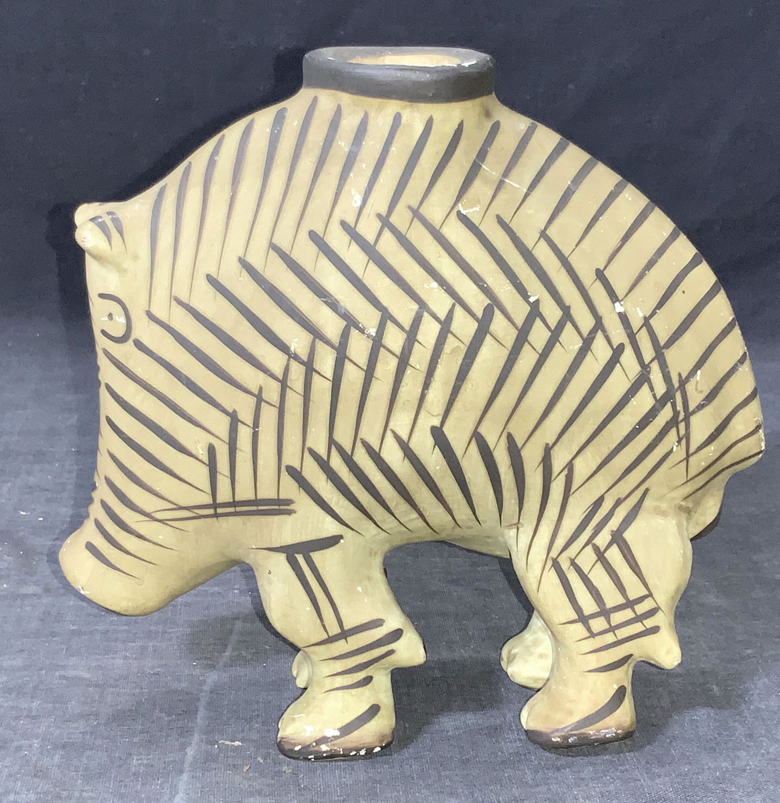 MMA Ceramic Boar Candle Holder (1 of 8)
