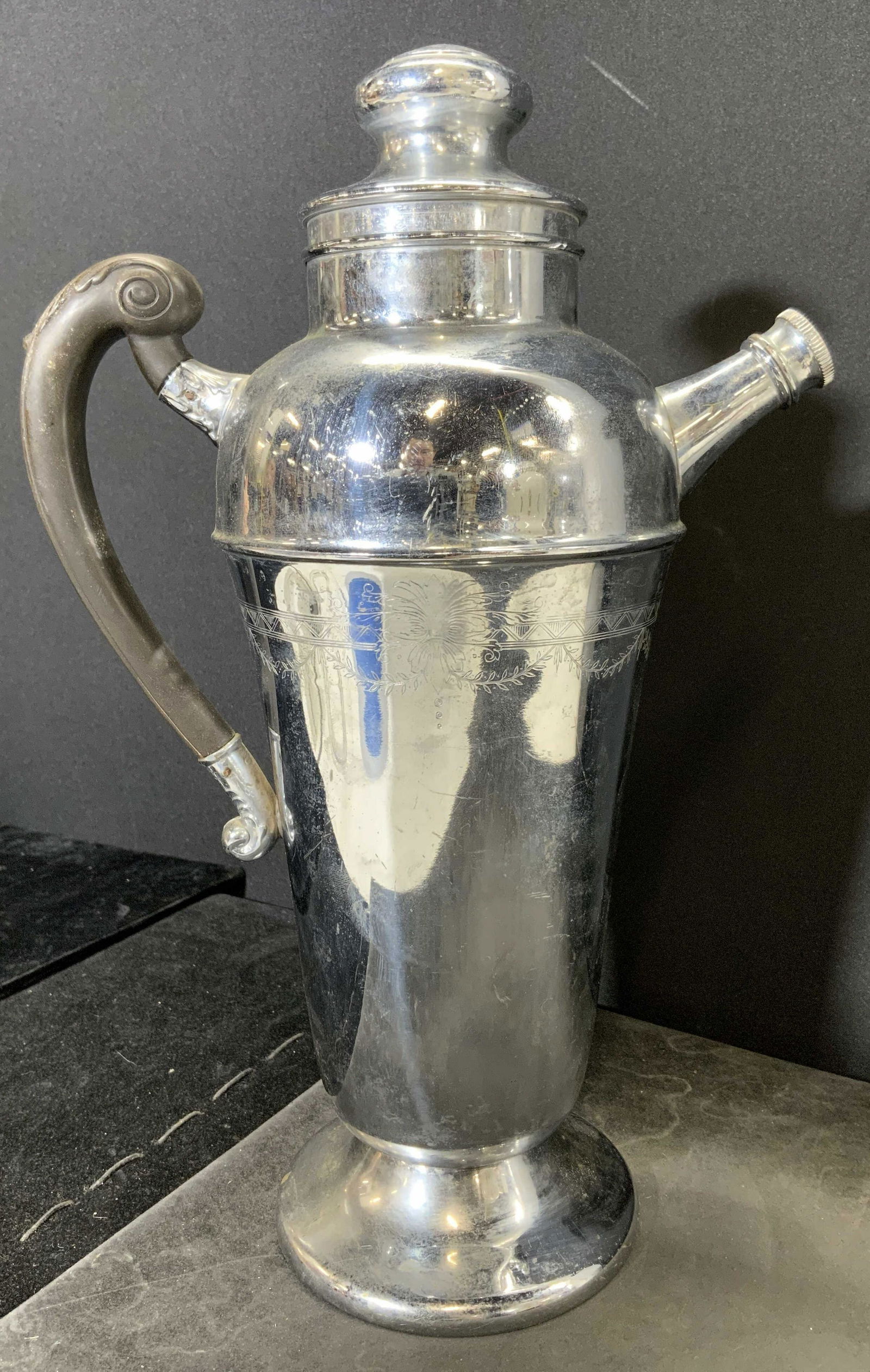 Vintage Chromium Plated Kettle (1 of 6)