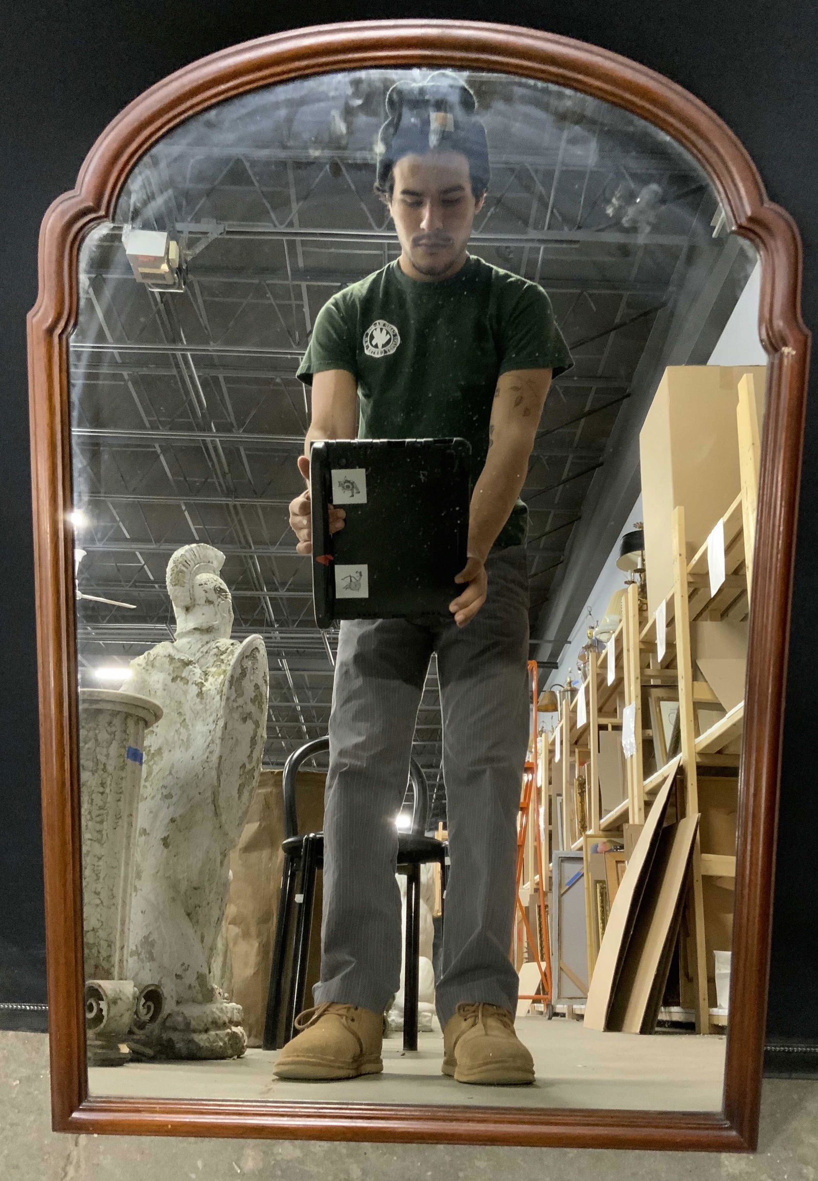 Queen Anne Style Wall Mirror (1 of 6)