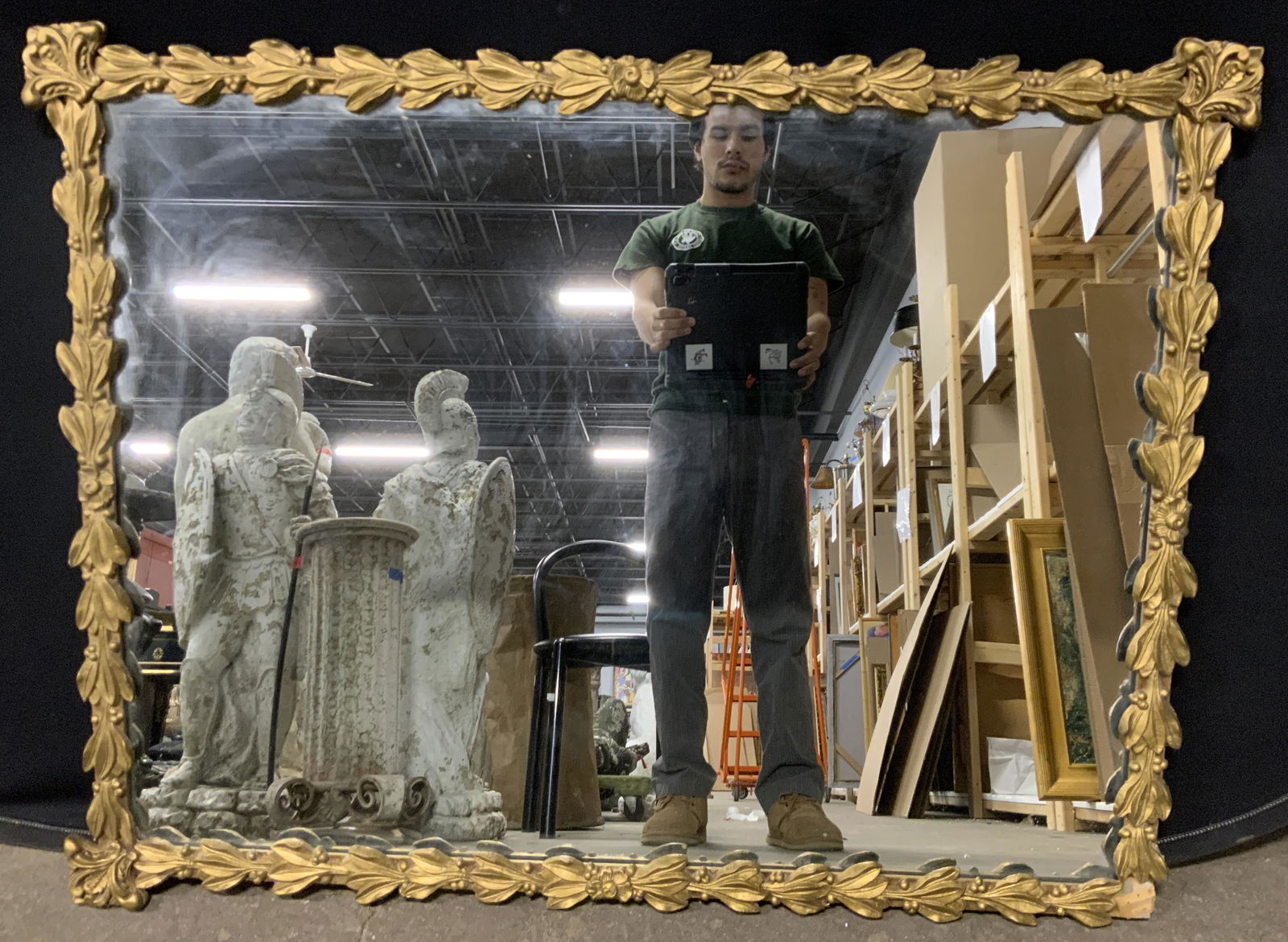 French Style Gilt Frame Wall Mirror, (1 of 5)