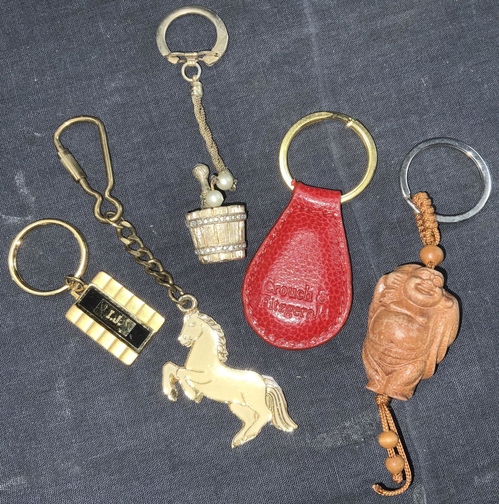 5 Golf Toned Keychains (1 of 7)