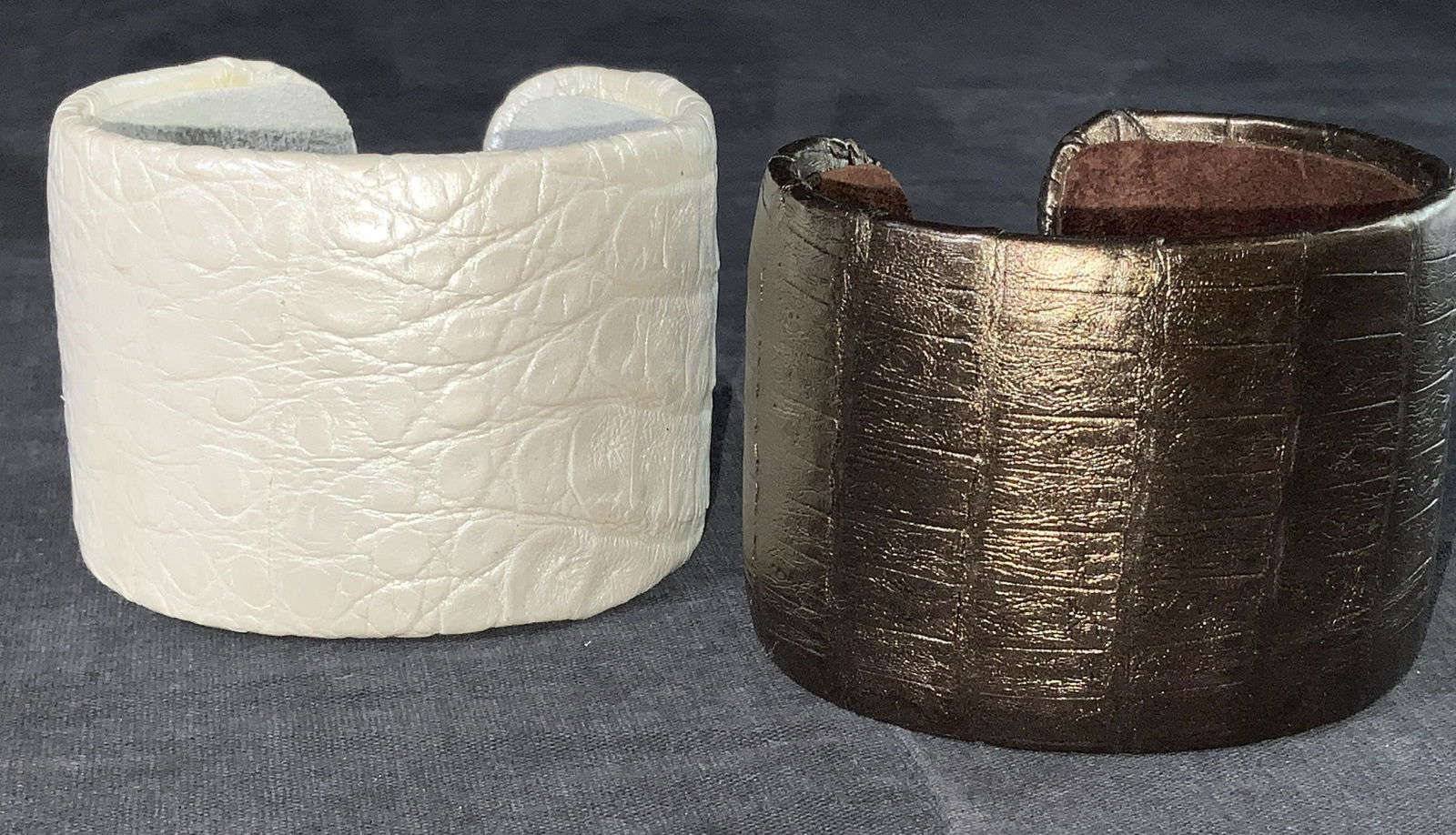 2 Fabric Animal Print Cuff Bracelets (1 of 6)