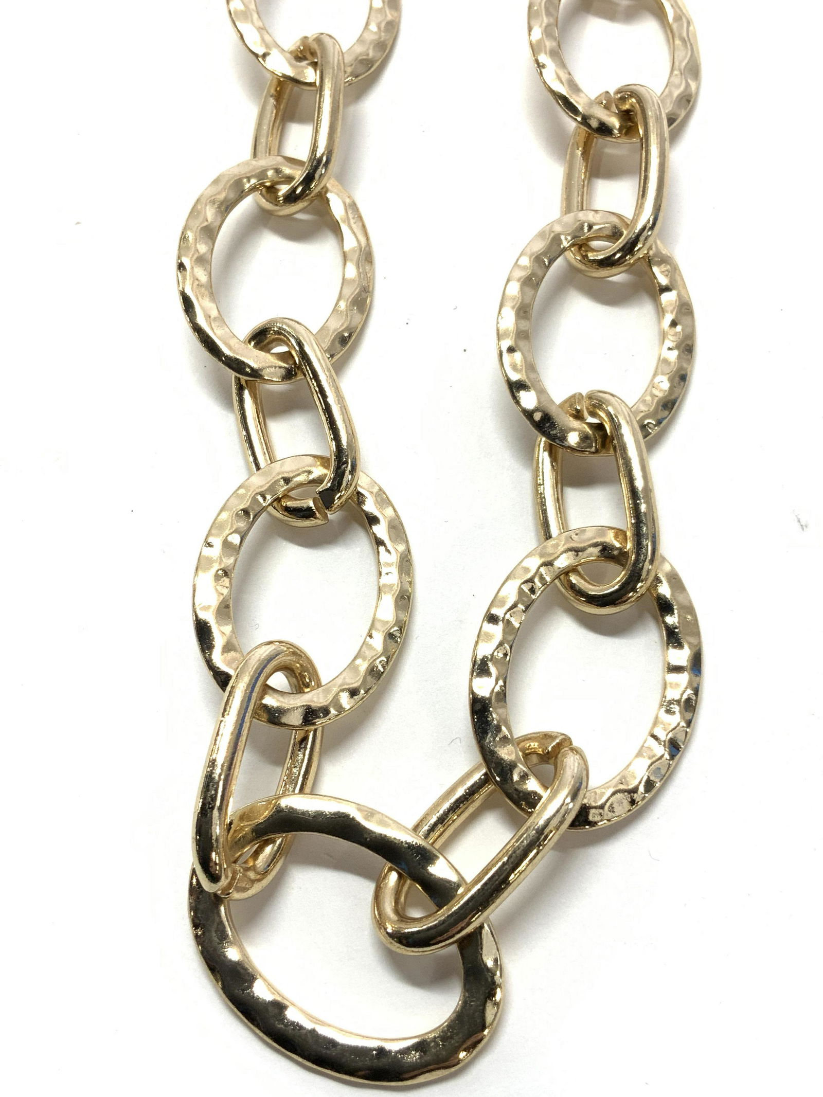 GRAZIANO Gold Toned Chunky Statement Necklace (1 of 8)