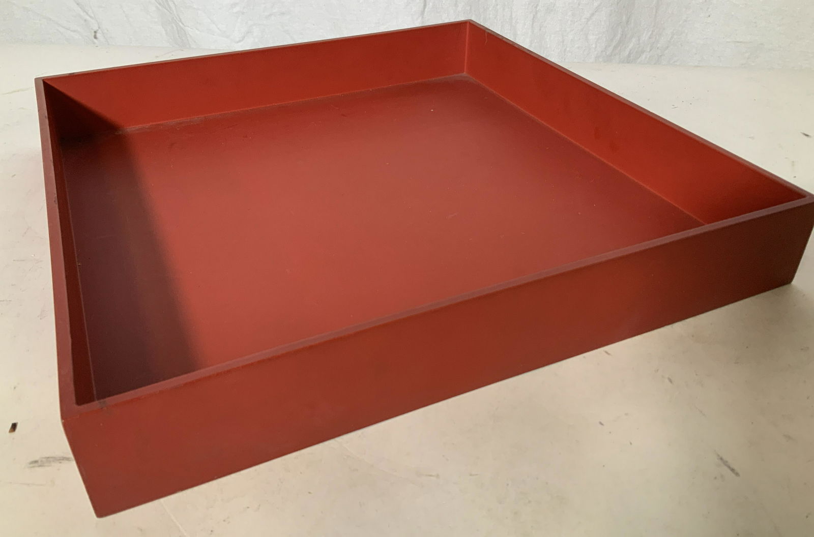 Modern PALASET Red Serving Tray, Finland (1 of 5)