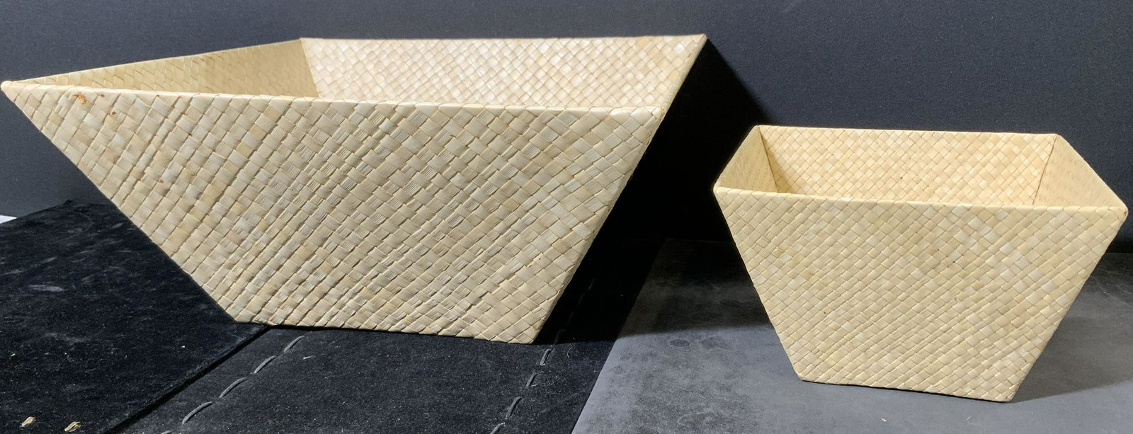 Lot 2 Woven Baskets, Indonesia (1 of 5)